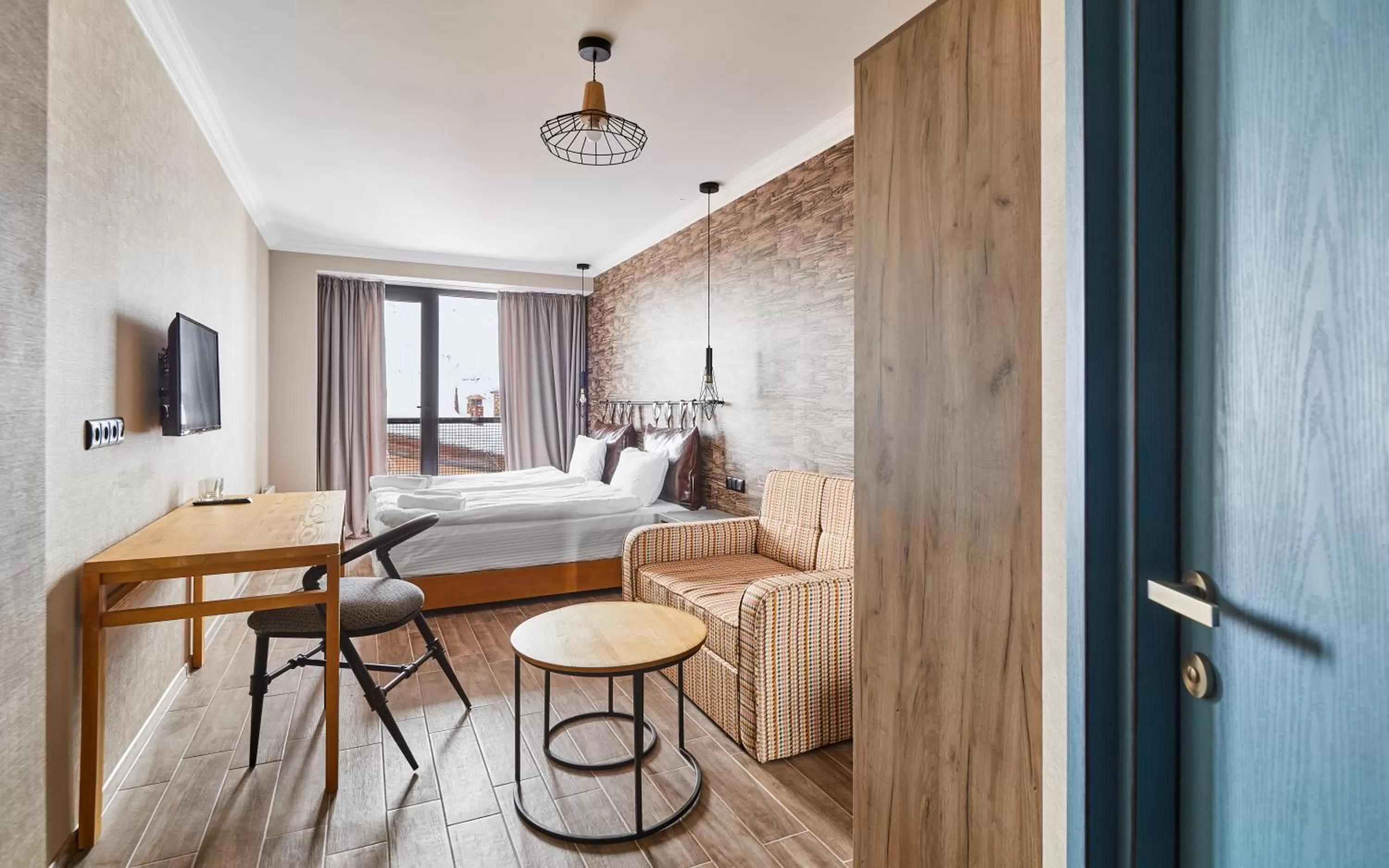 Photo of the whole room, Bed in Gudauri Loft Hotel