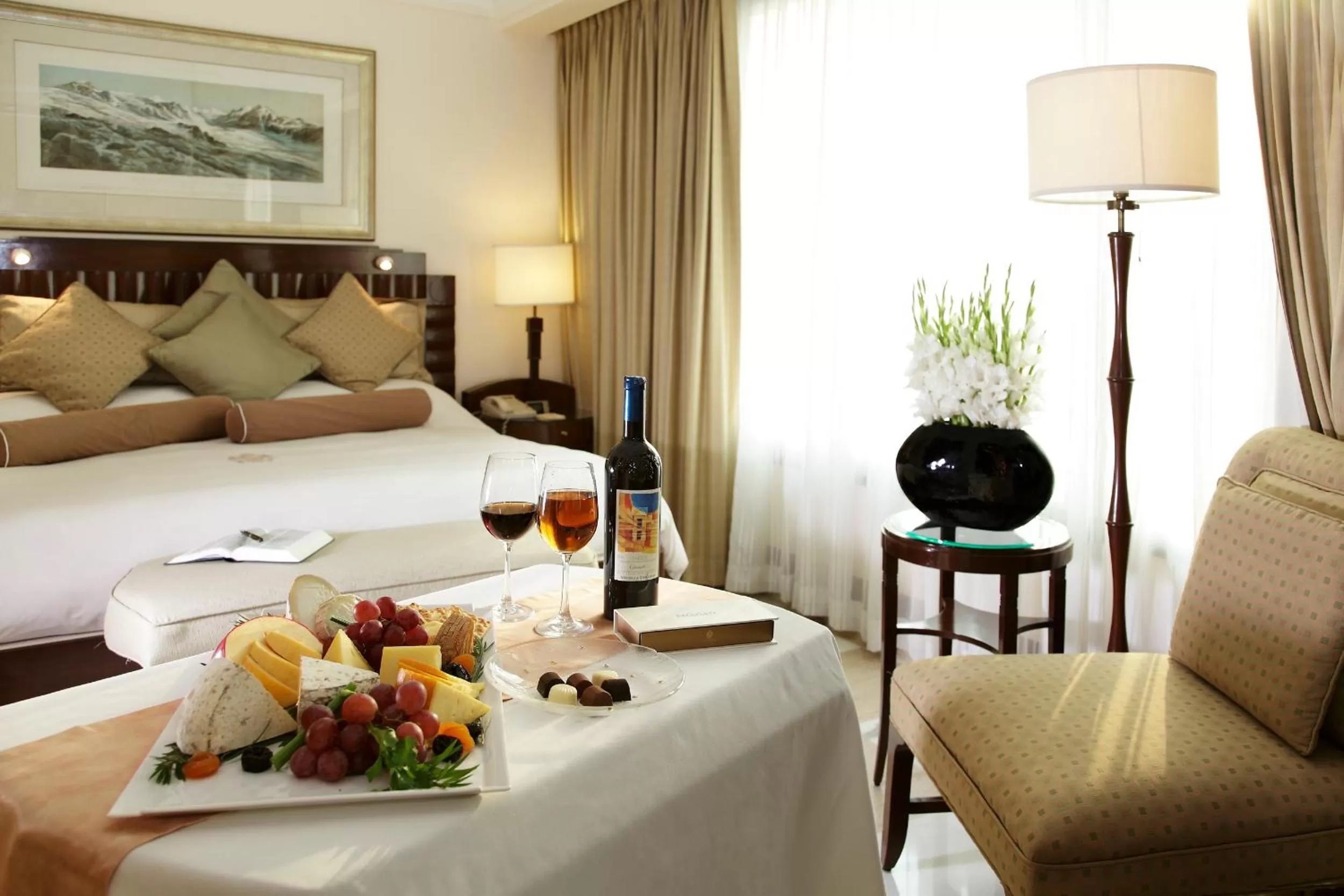 Decorative detail, Bed in The Imperial, New Delhi