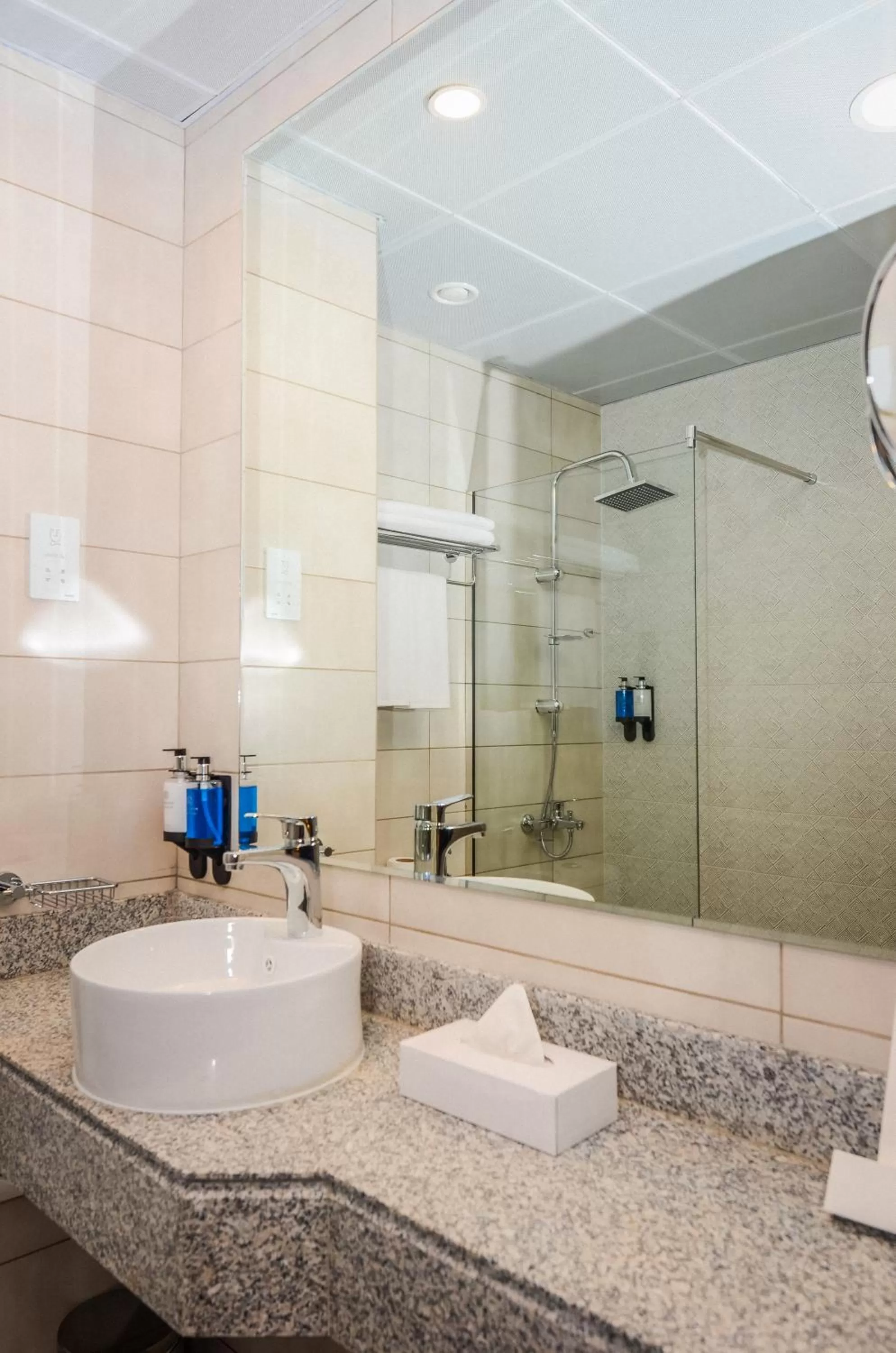 Shower in VOGO Grand Hotel Formerly Best Western Plus Hotel Dubai Academic City