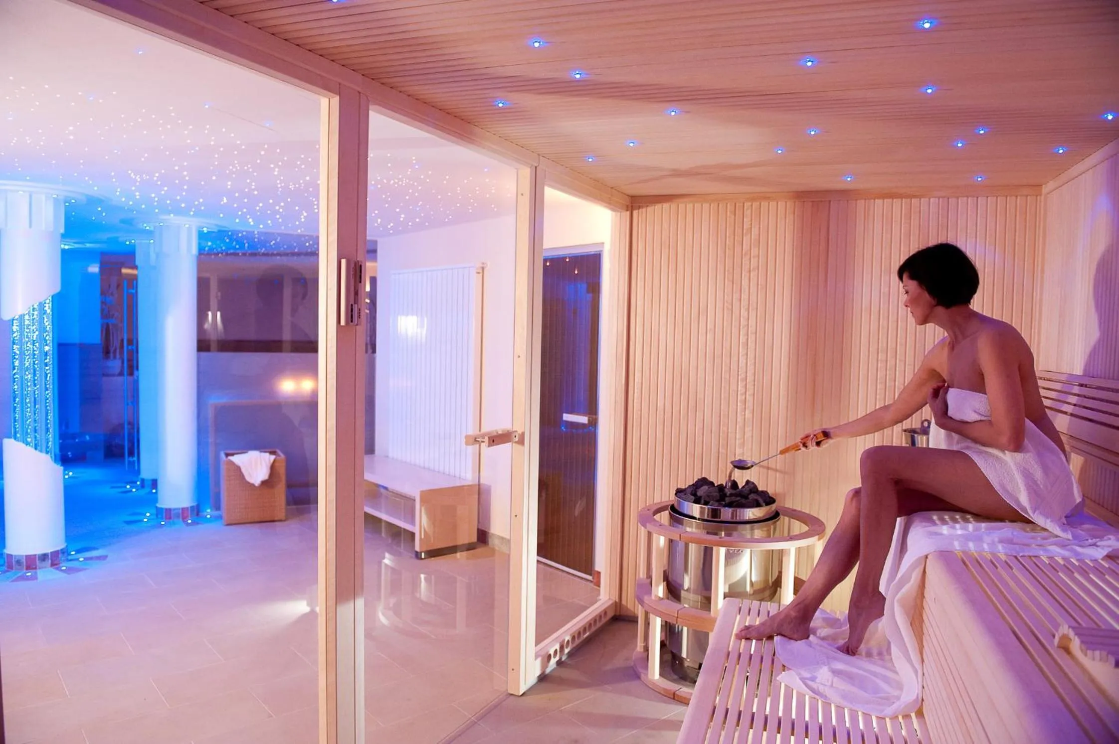 Sauna in Hotel Tirolensis