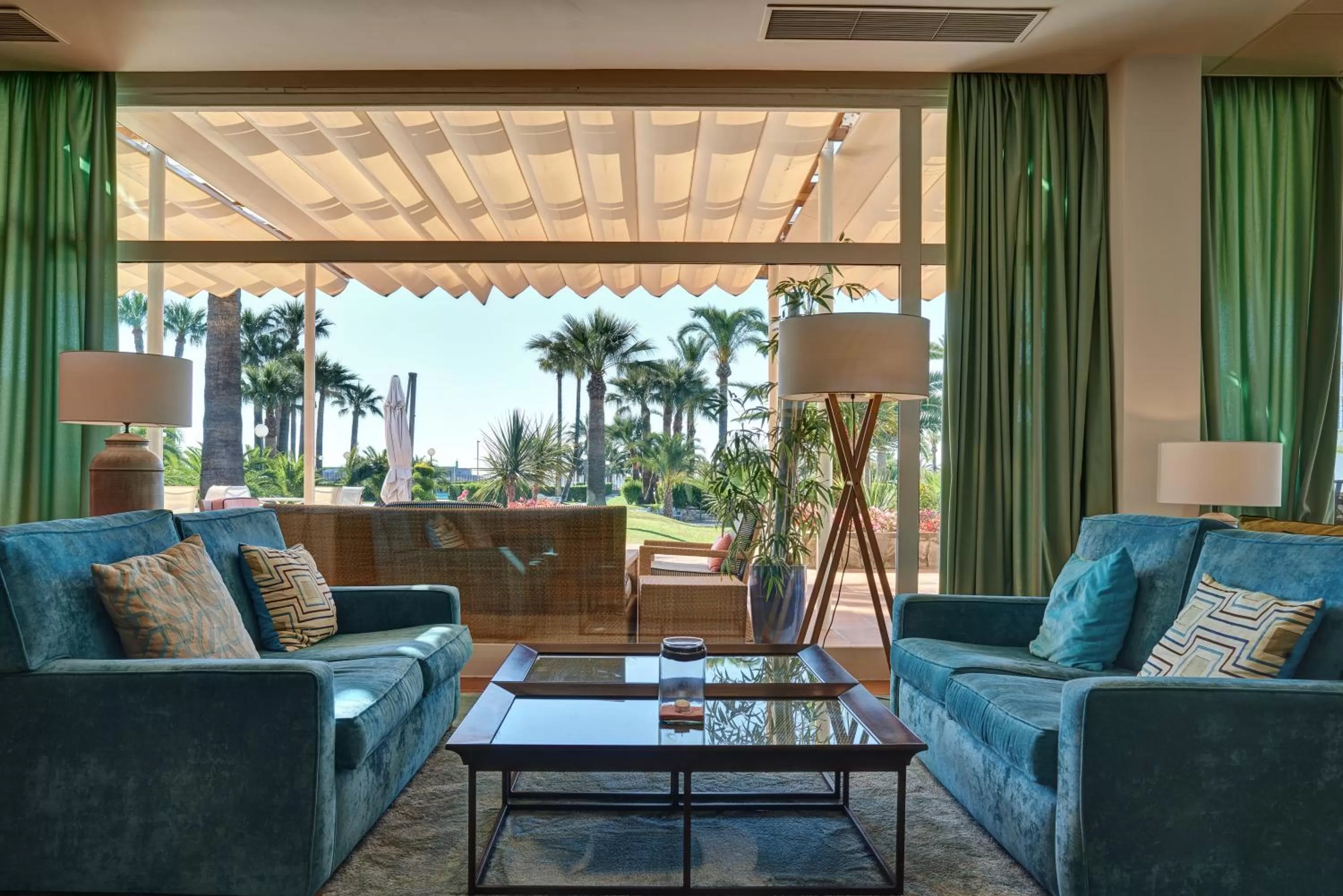 Seating area in Parador de Benicarló