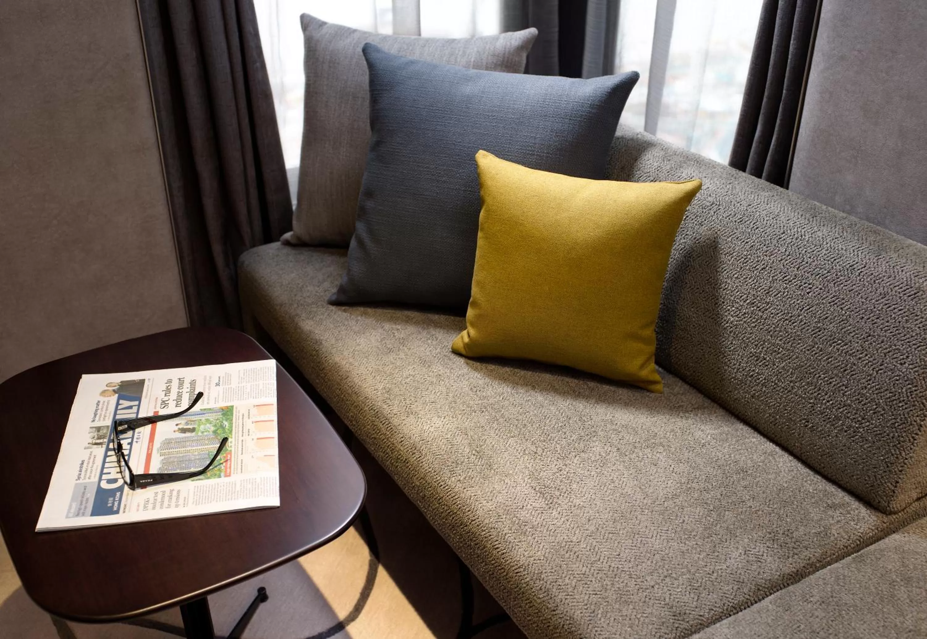 Seating area in The Harbourview - Chinese YMCA of Hong Kong