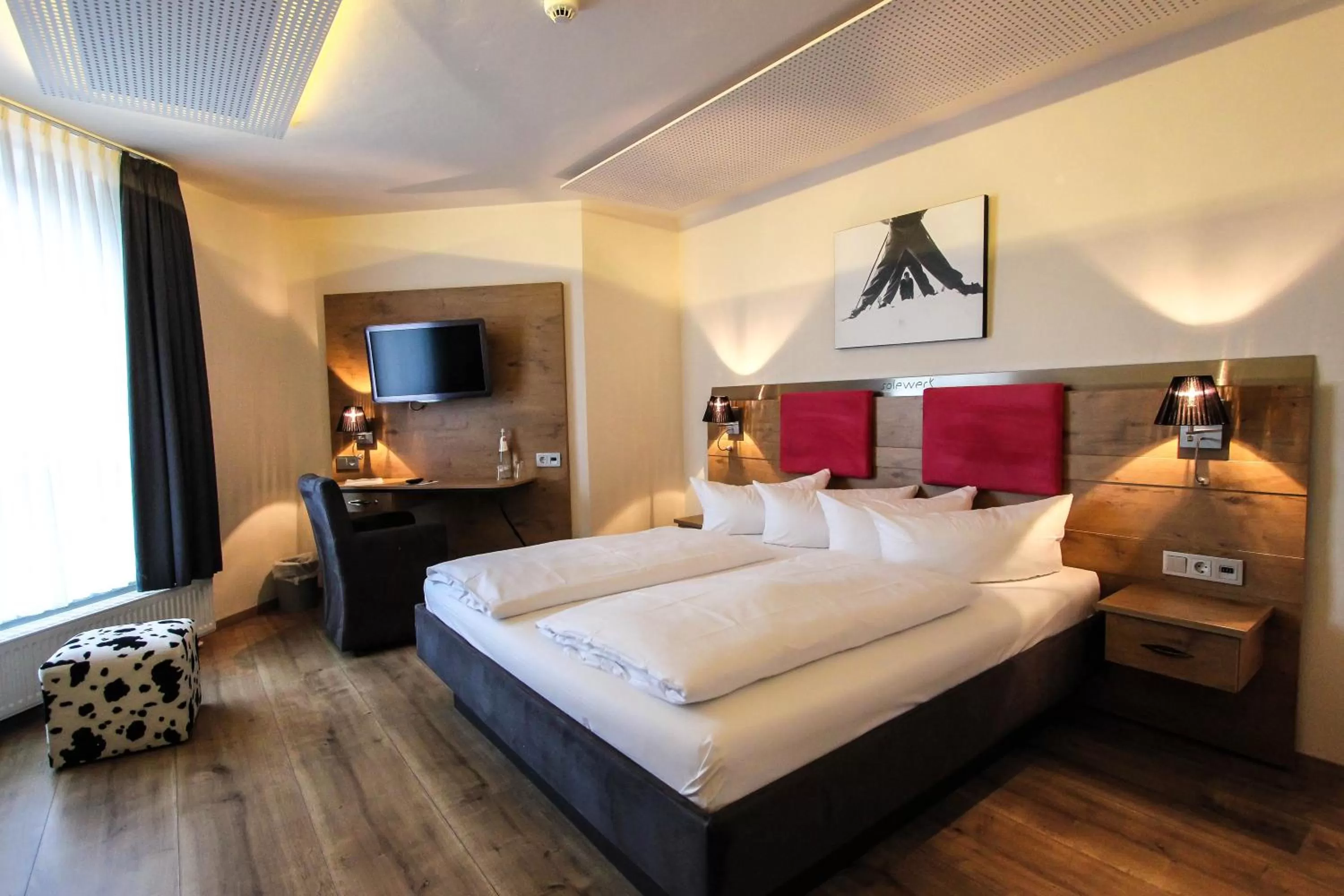 Photo of the whole room, Bed in SOLEWERK Hotel