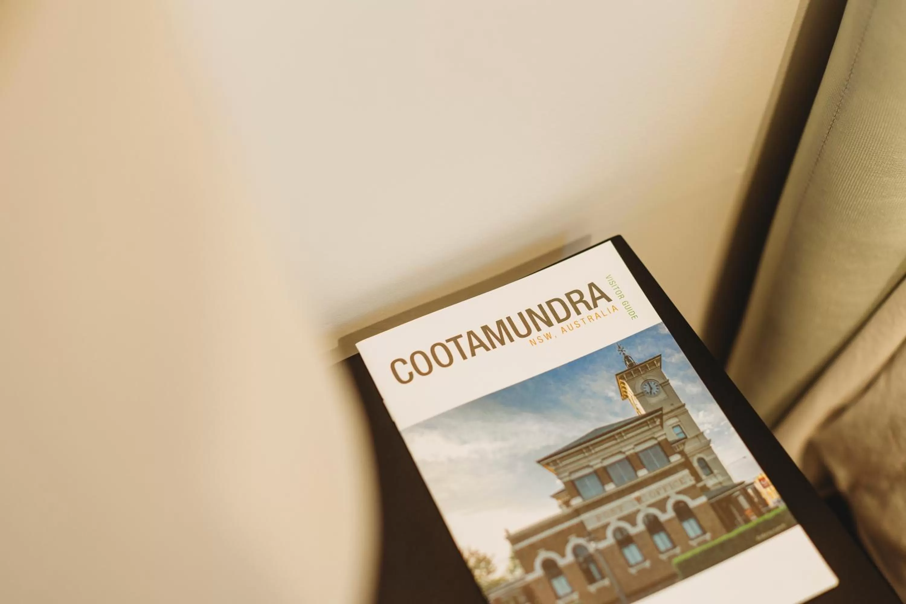 Text overlay in The Albion Hotel