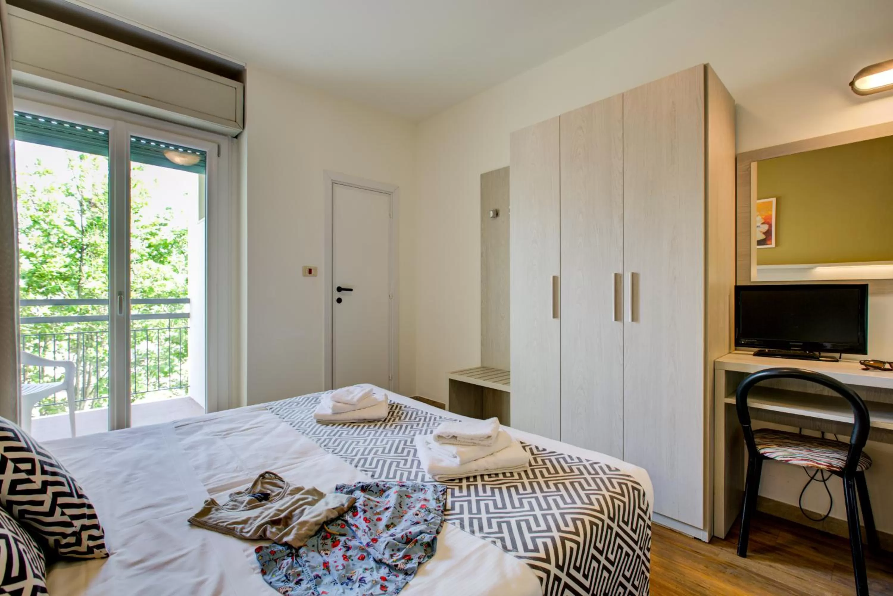 Bed in Hotel Christian Ideale Per Famiglie