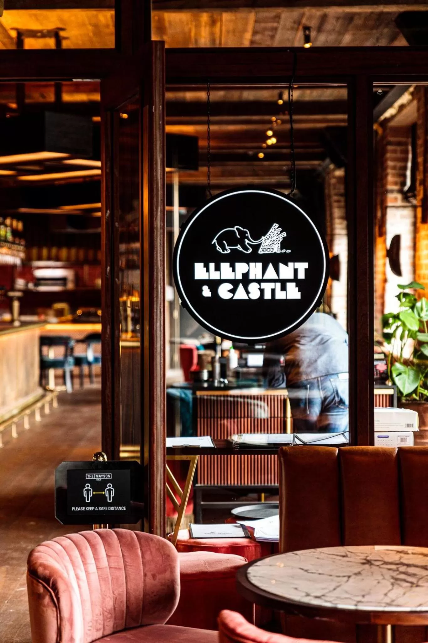 Dining area in The Mayson