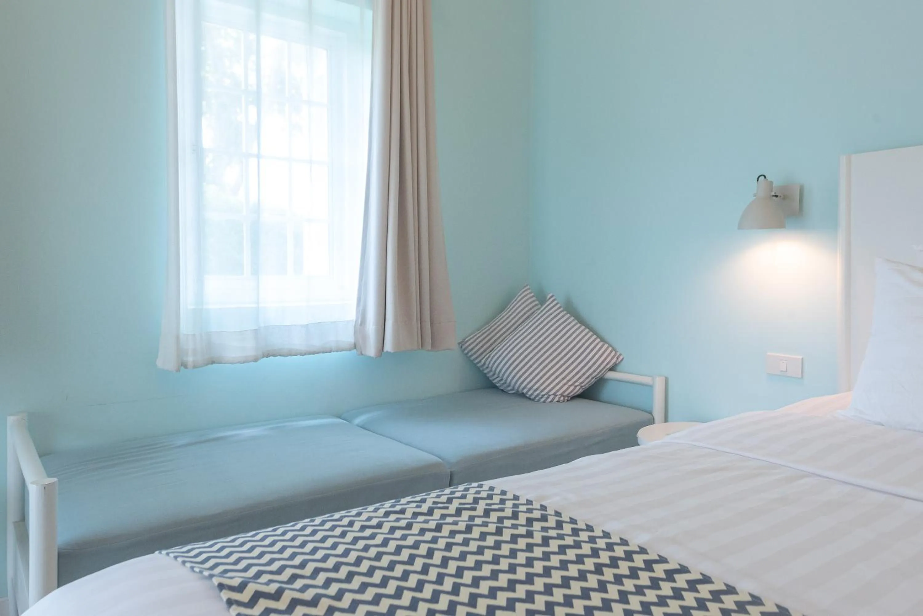 Bed in Peggy's Cove Resort