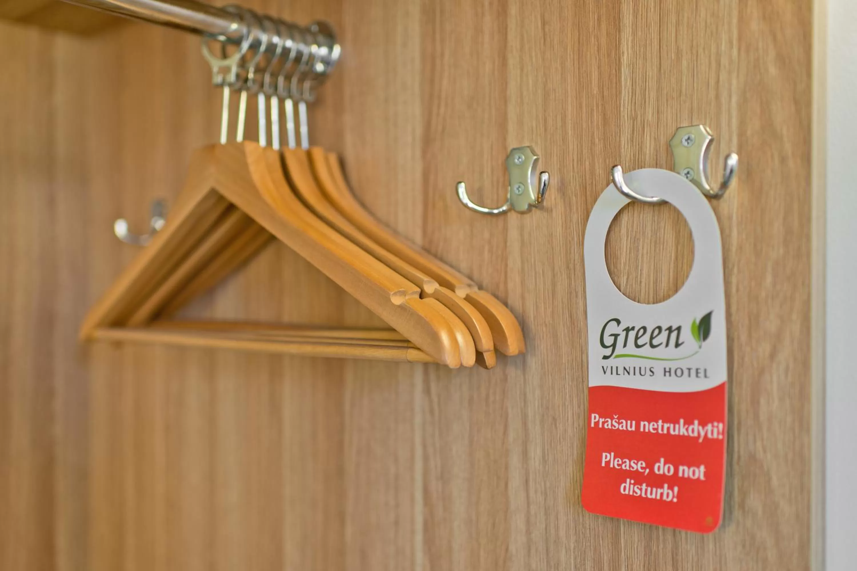 Decorative detail in Green Vilnius Hotel