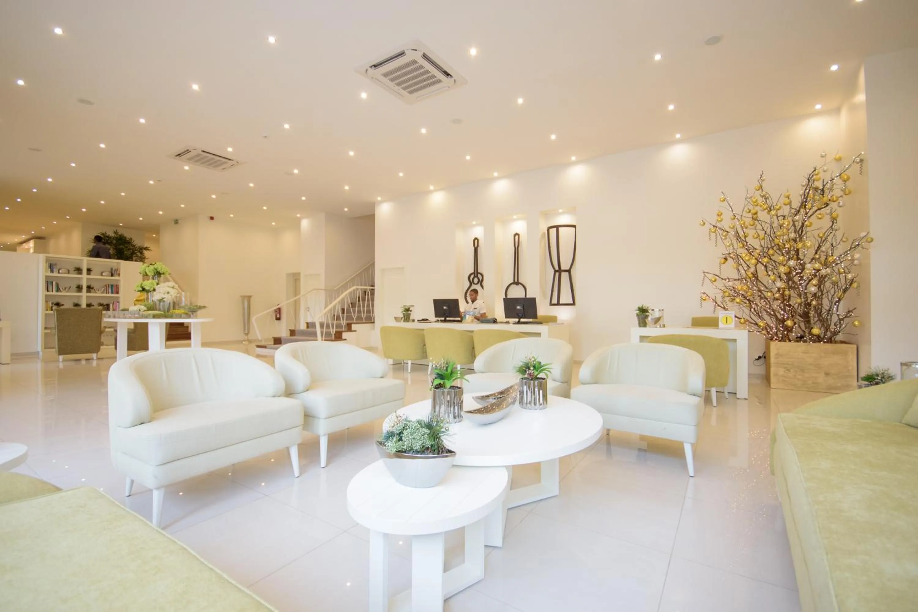 Lobby or reception in Oasis Porto Grande