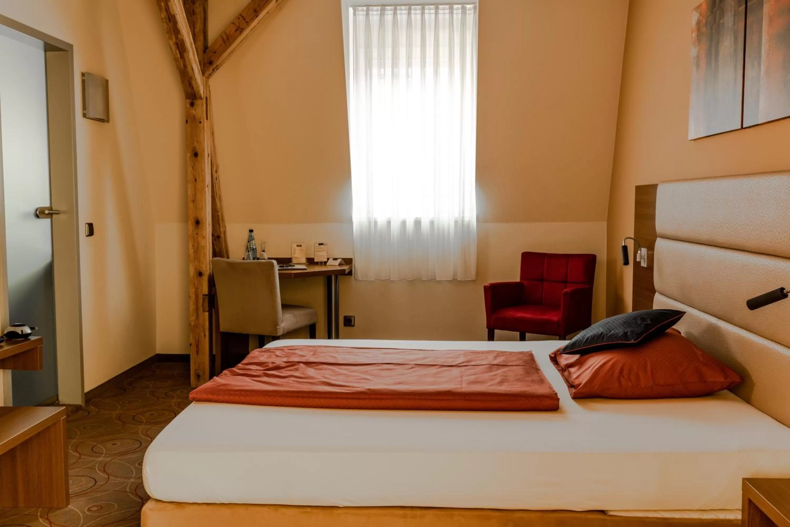 Bed in Hotel Blauer Engel