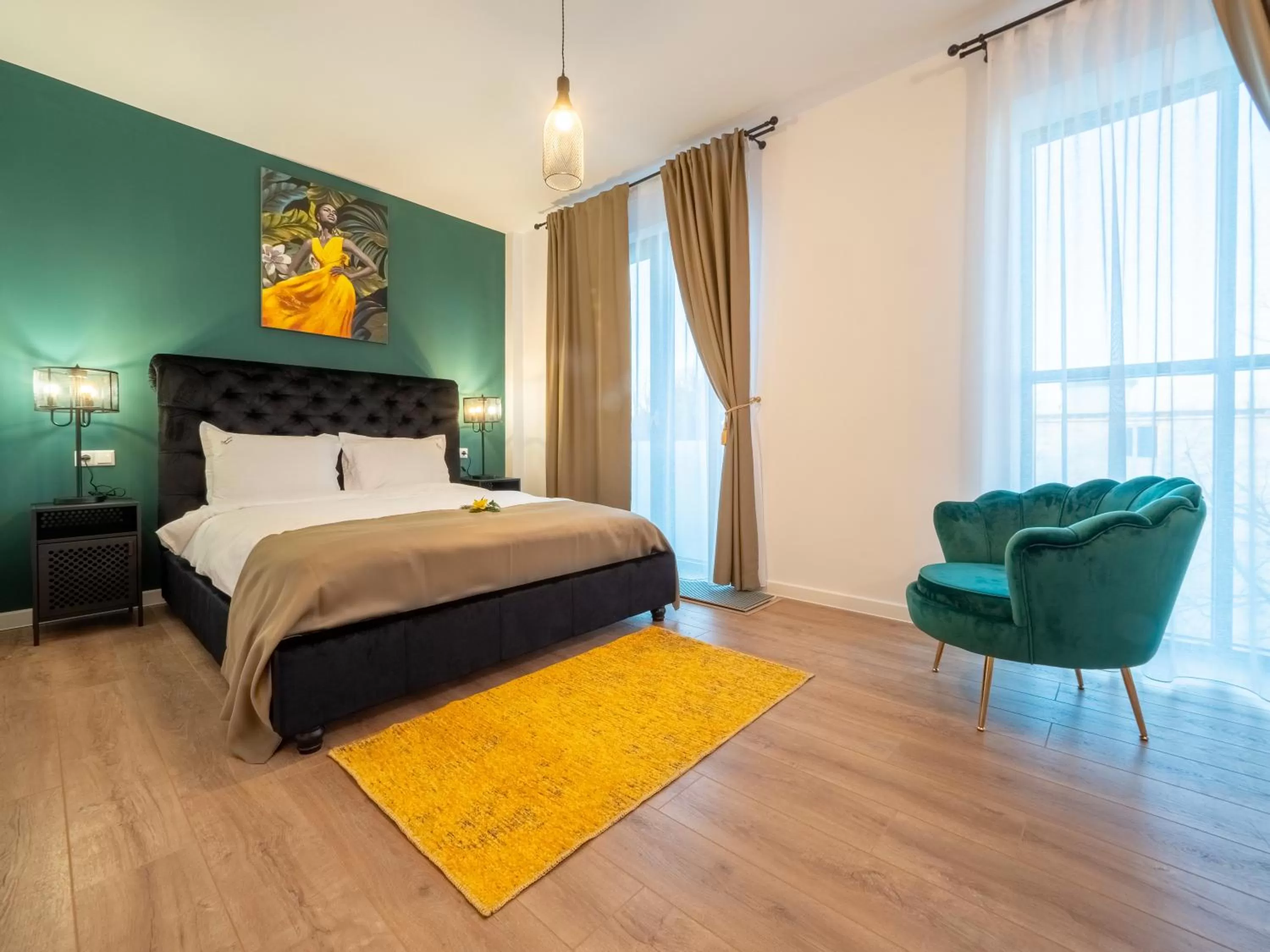 Bed in Signature Aparthotel - Boutique