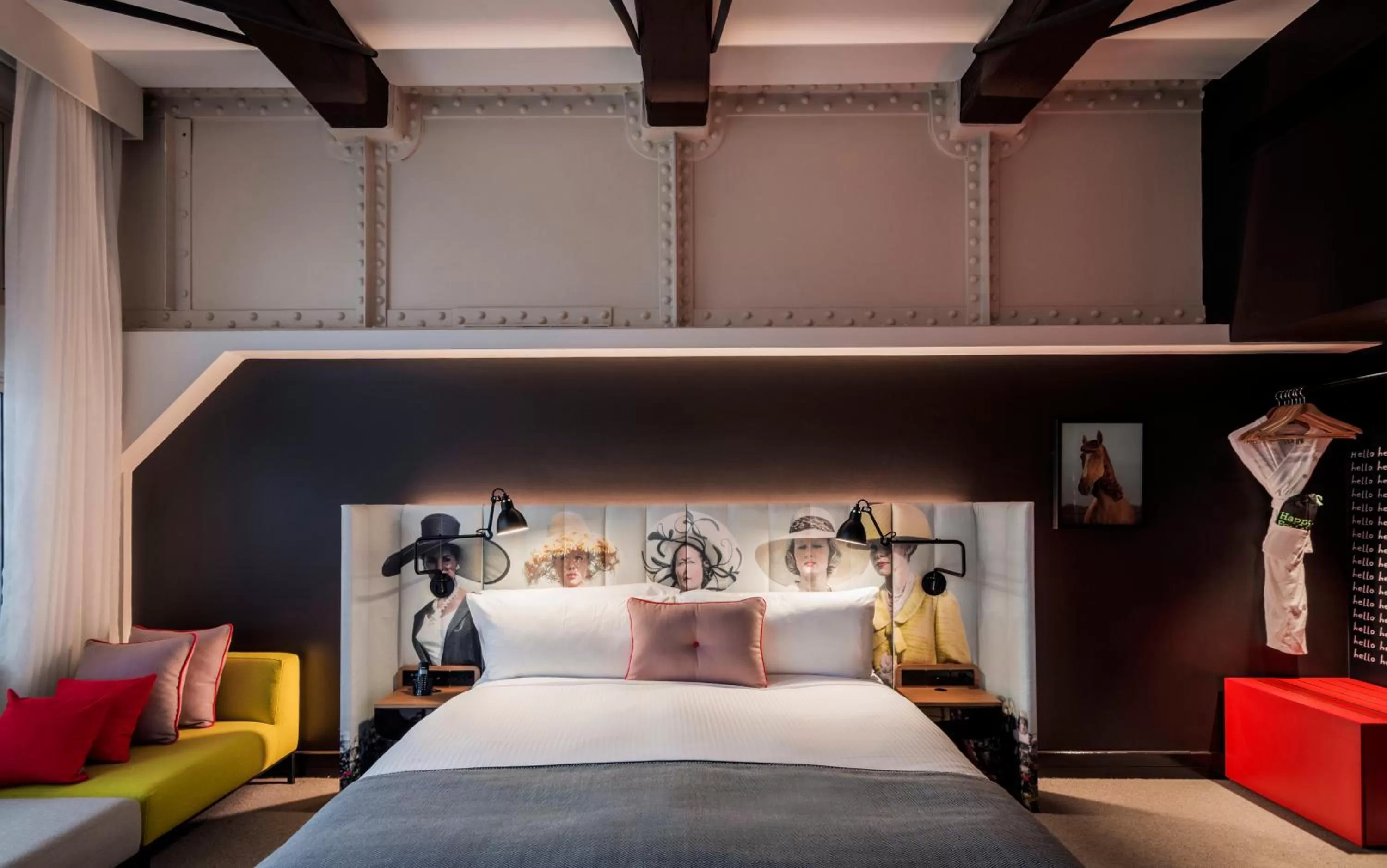Photo of the whole room, Bed in Ovolo Sydney Woolloomooloo, a Wyndham Hotel