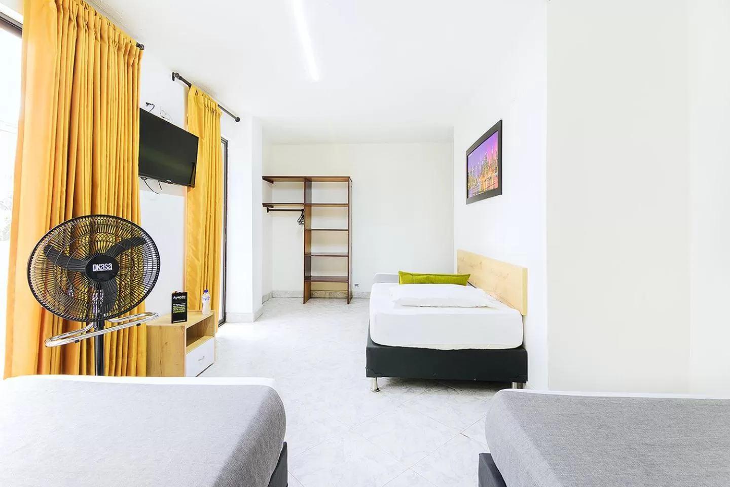 Bed in Hotel Balcones del Estadio