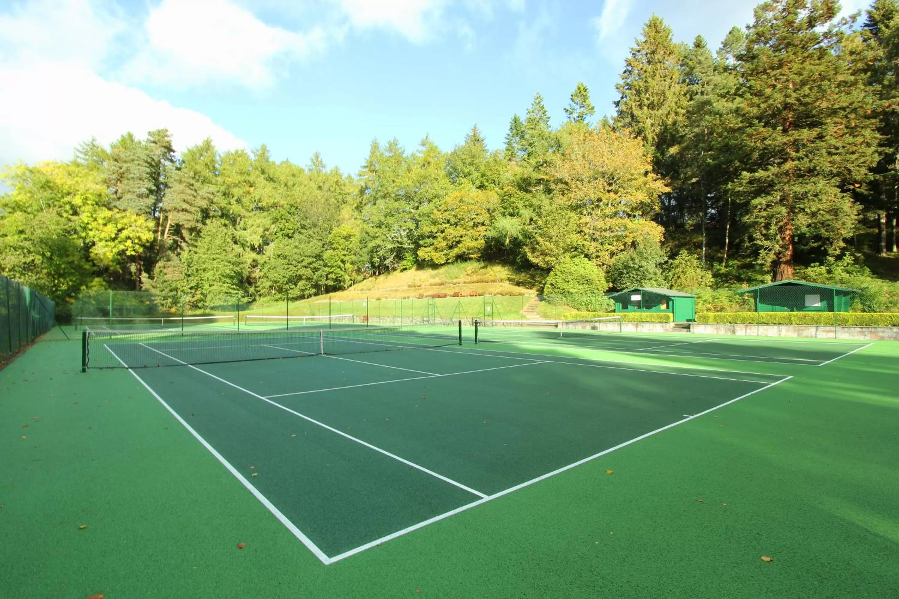 Tennis court in The Atholl Palace