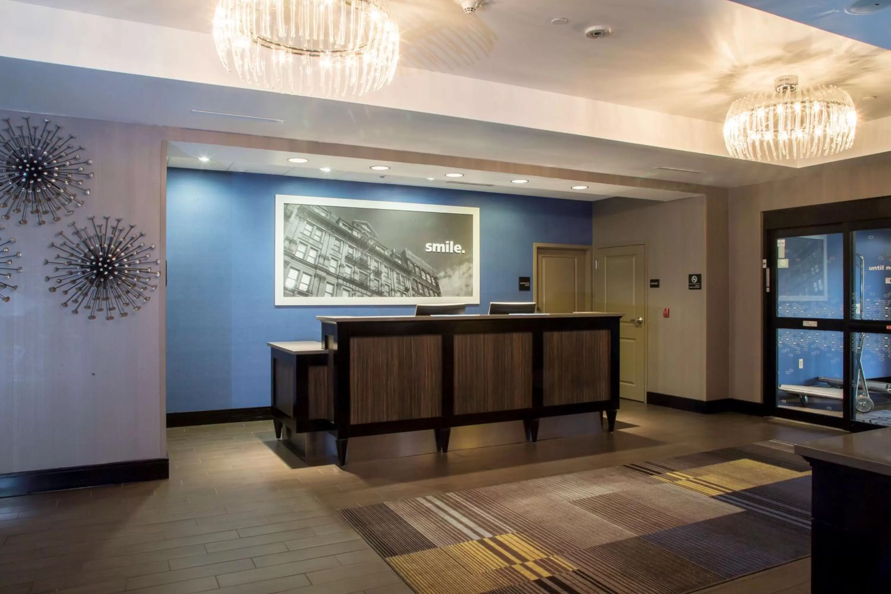 Lobby or reception in Hampton Inn Oxford/Conference Center