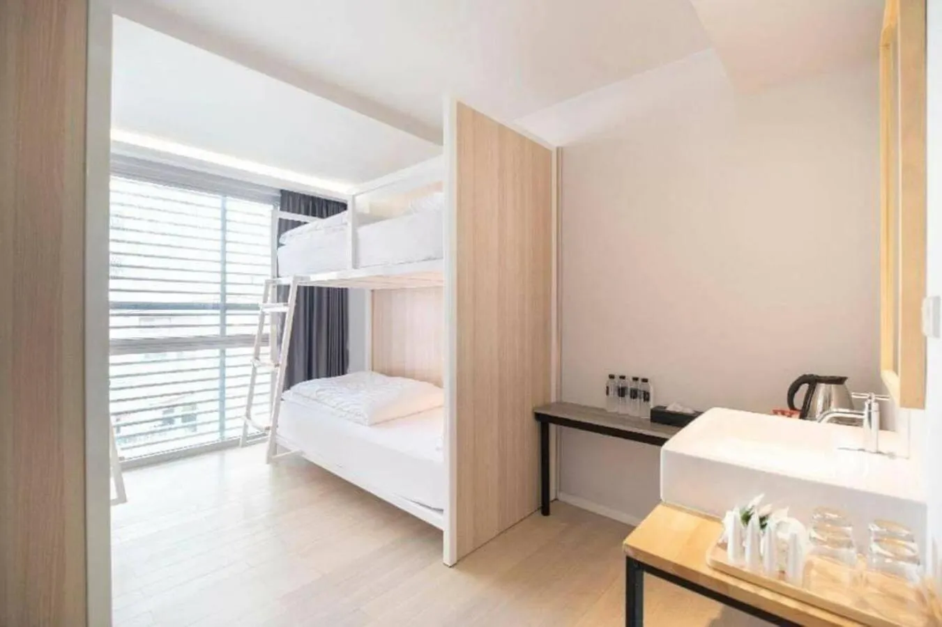 Bed in Kitzio House Hotel Huai Kwang