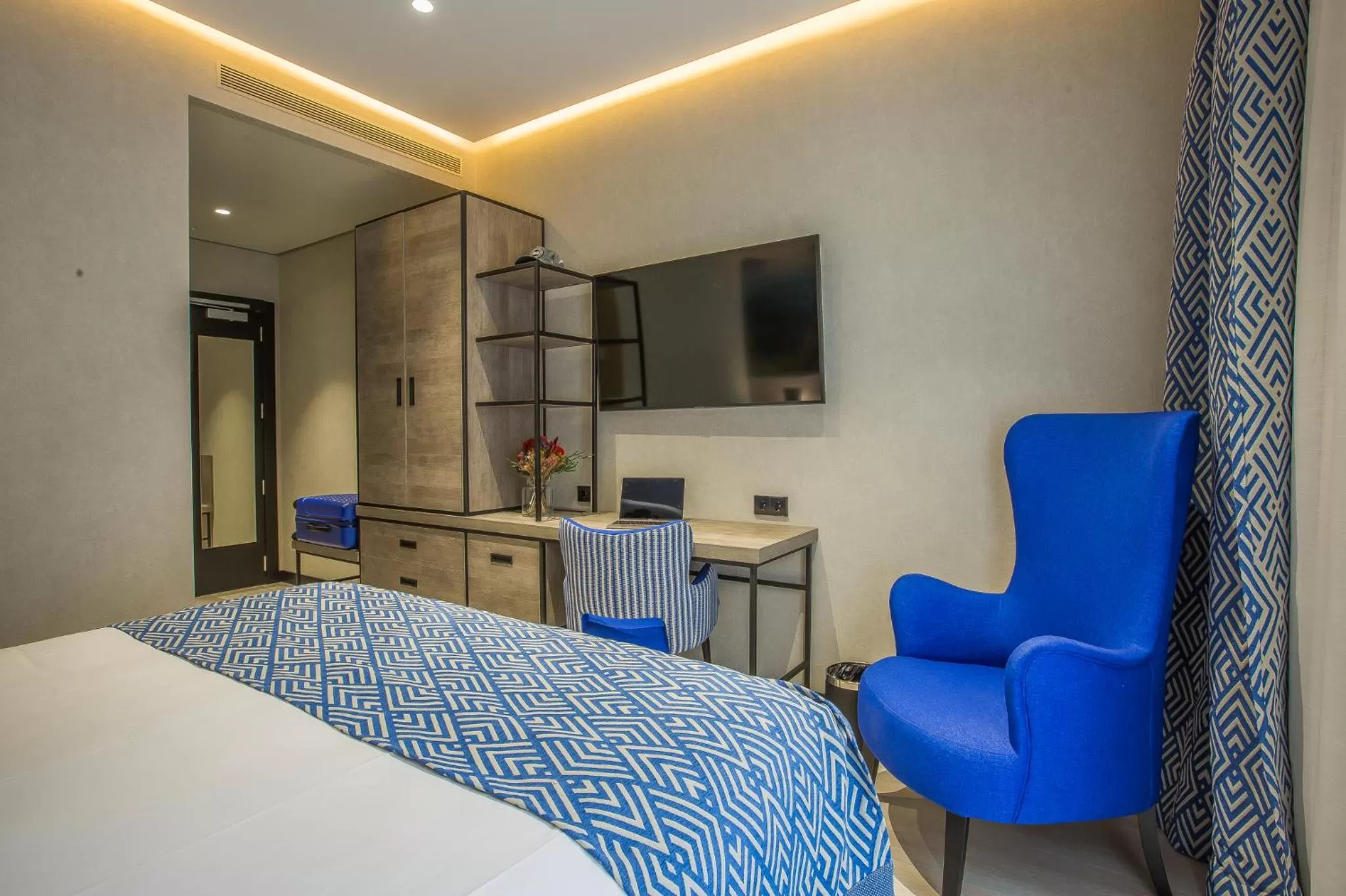 Bedroom, Bed in Hotel Brö-Adults Recommended