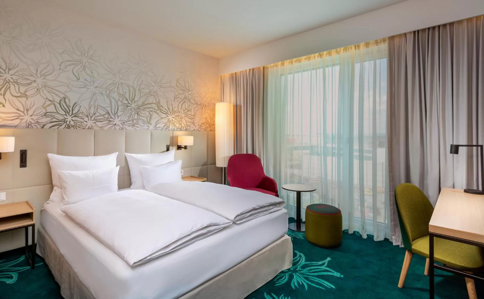 Bed in Mövenpick Hotel Stuttgart Messe & Congress