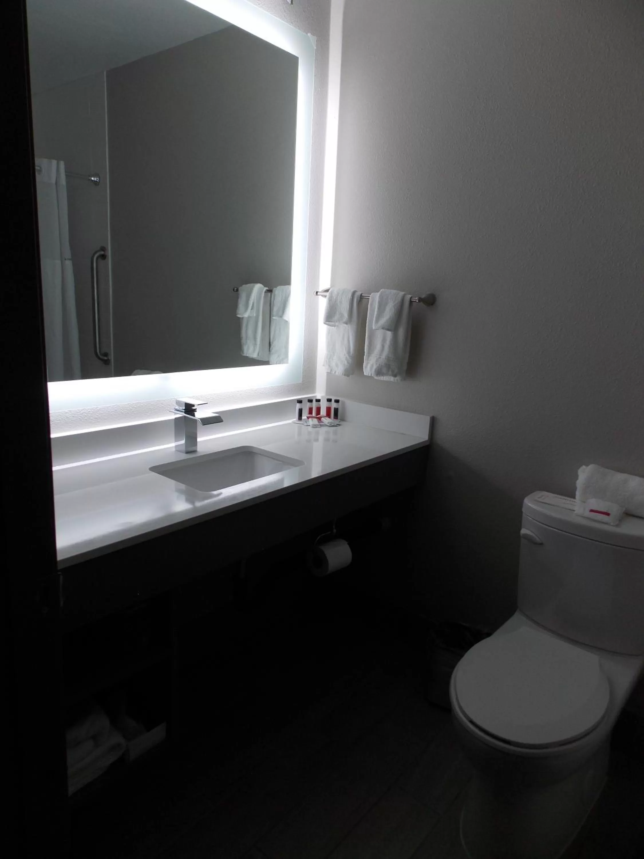 Shower in Super 8 by Wyndham Santa Cruz Beach