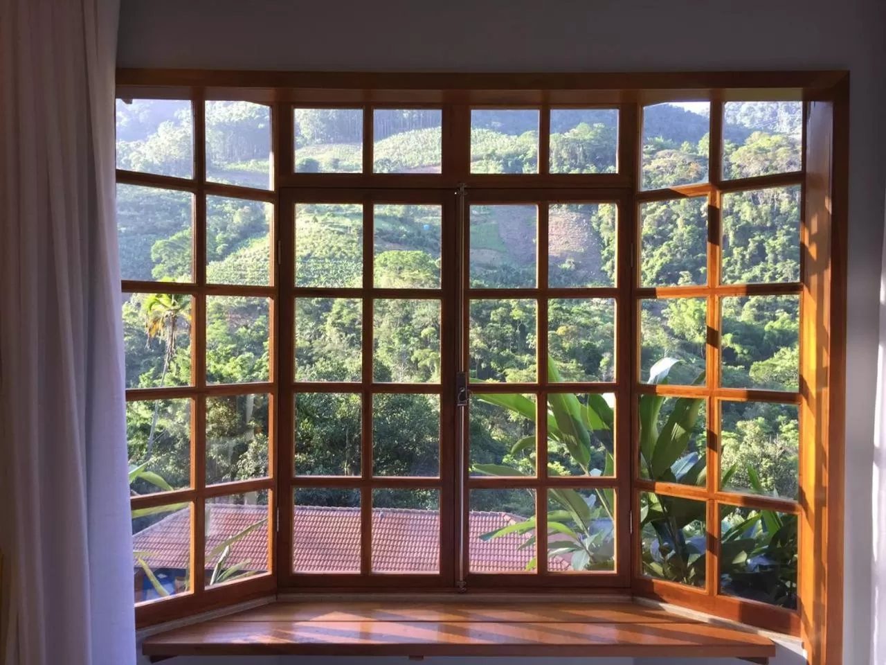 Garden view in Pousada Vila do Loro