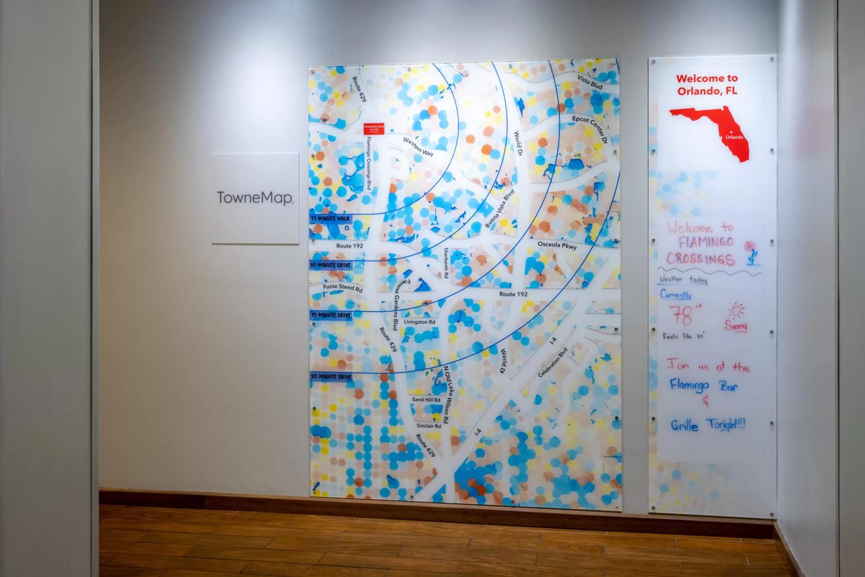 Lobby or reception in TownePlace Suites Orlando at FLAMINGO CROSSINGS Town Center, Western Entrance