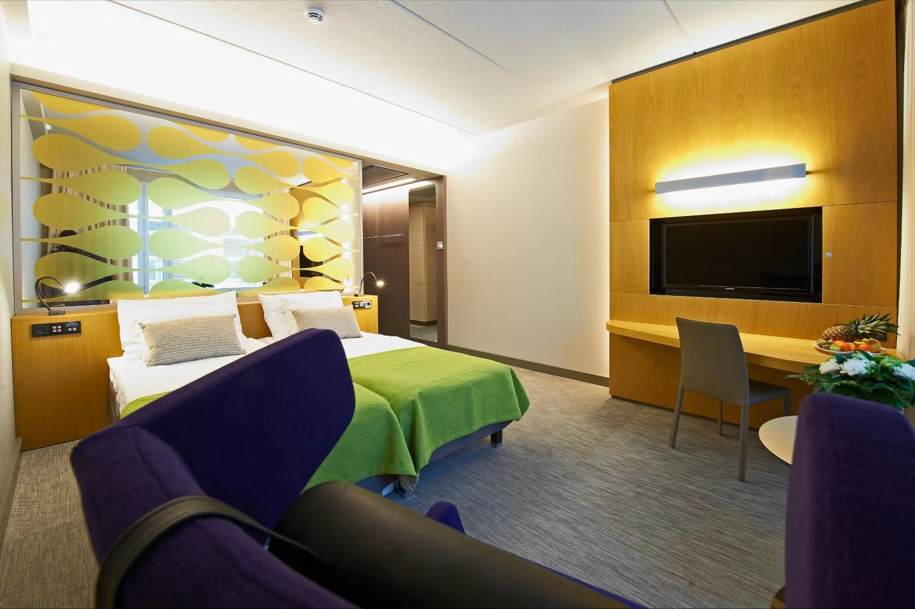 Photo of the whole room, Bed in Solo Sokos Hotel Paviljonki