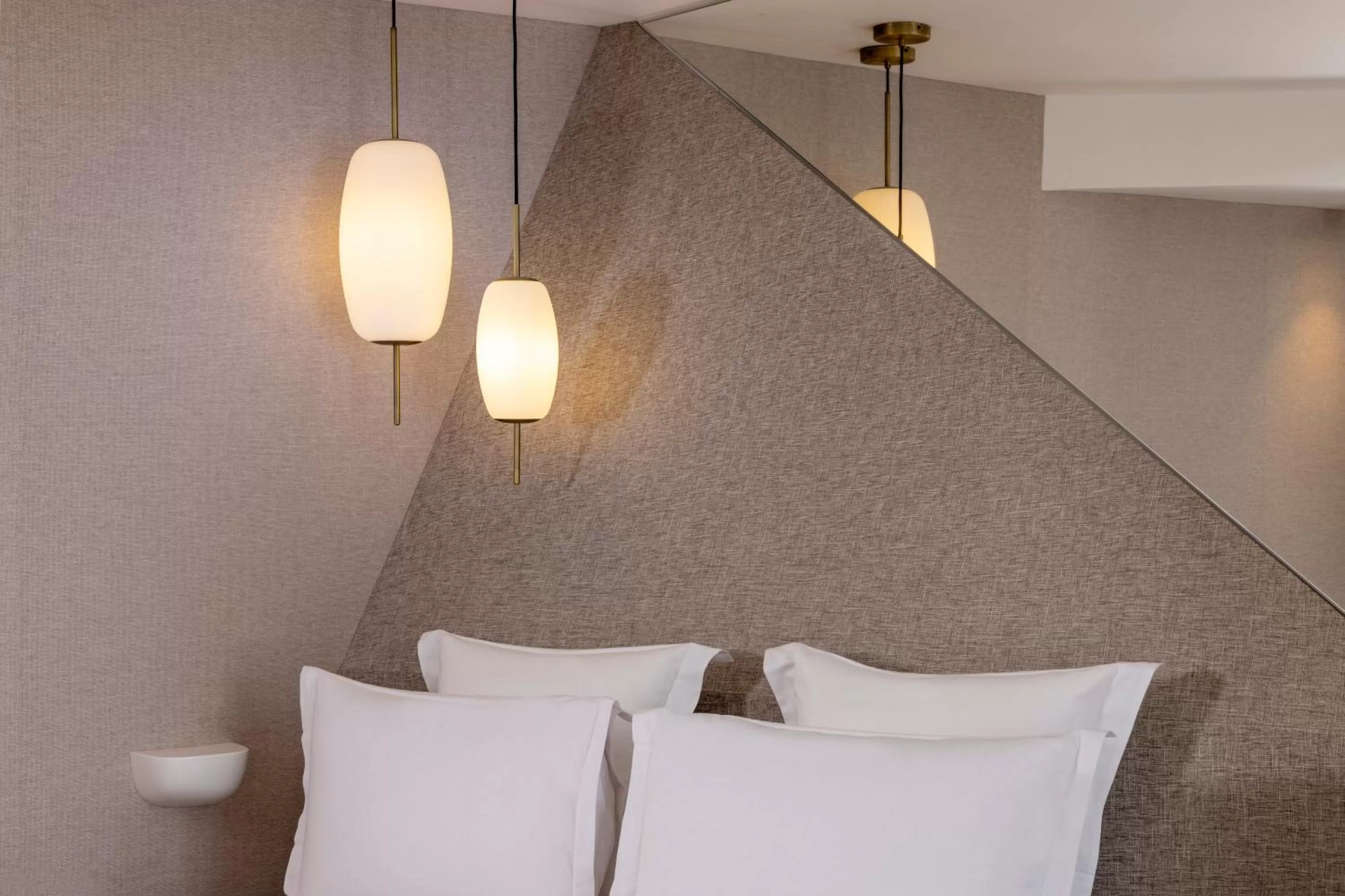 Bedroom in Hôtel Beige