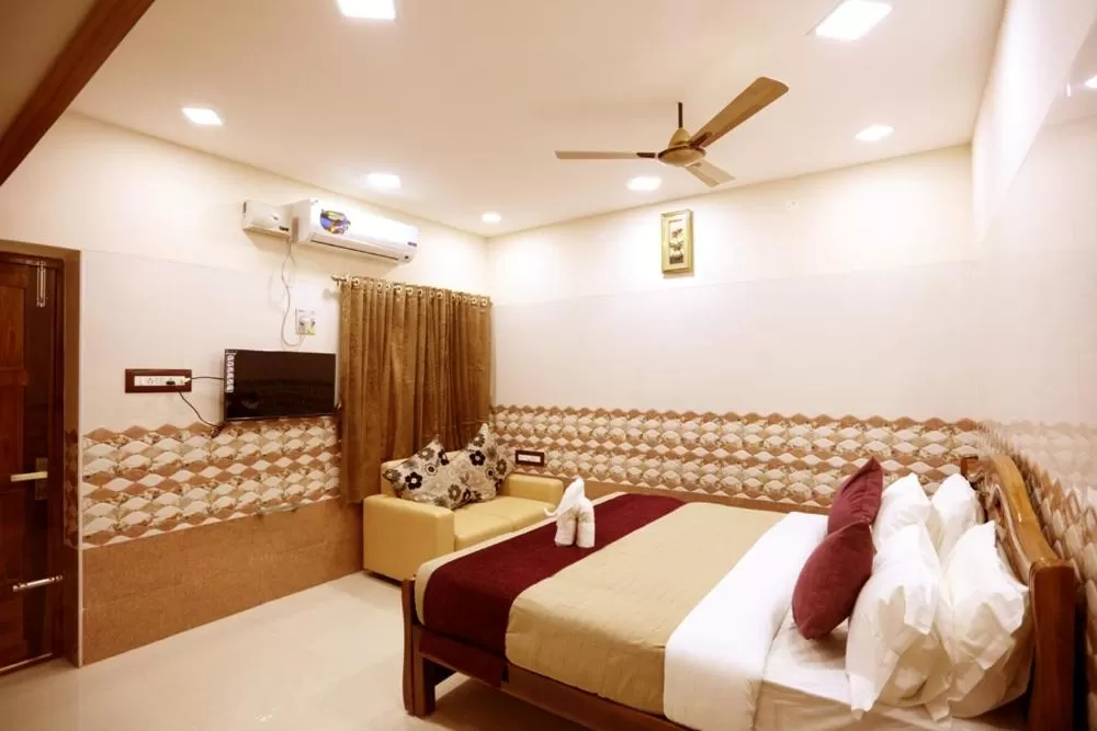 Bed in Hotel Green Palace