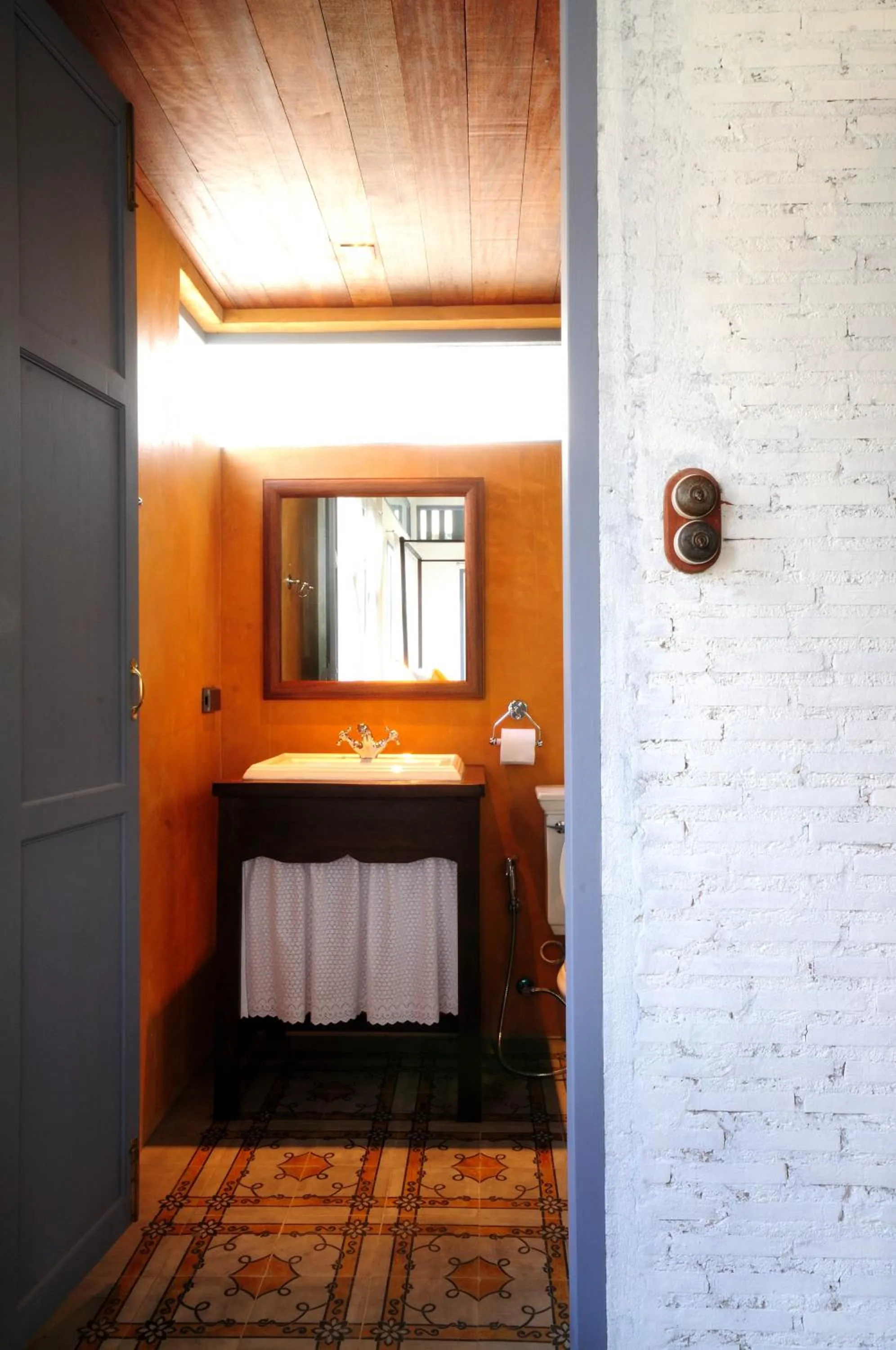 Bathroom, Bed in Baan Noppawong