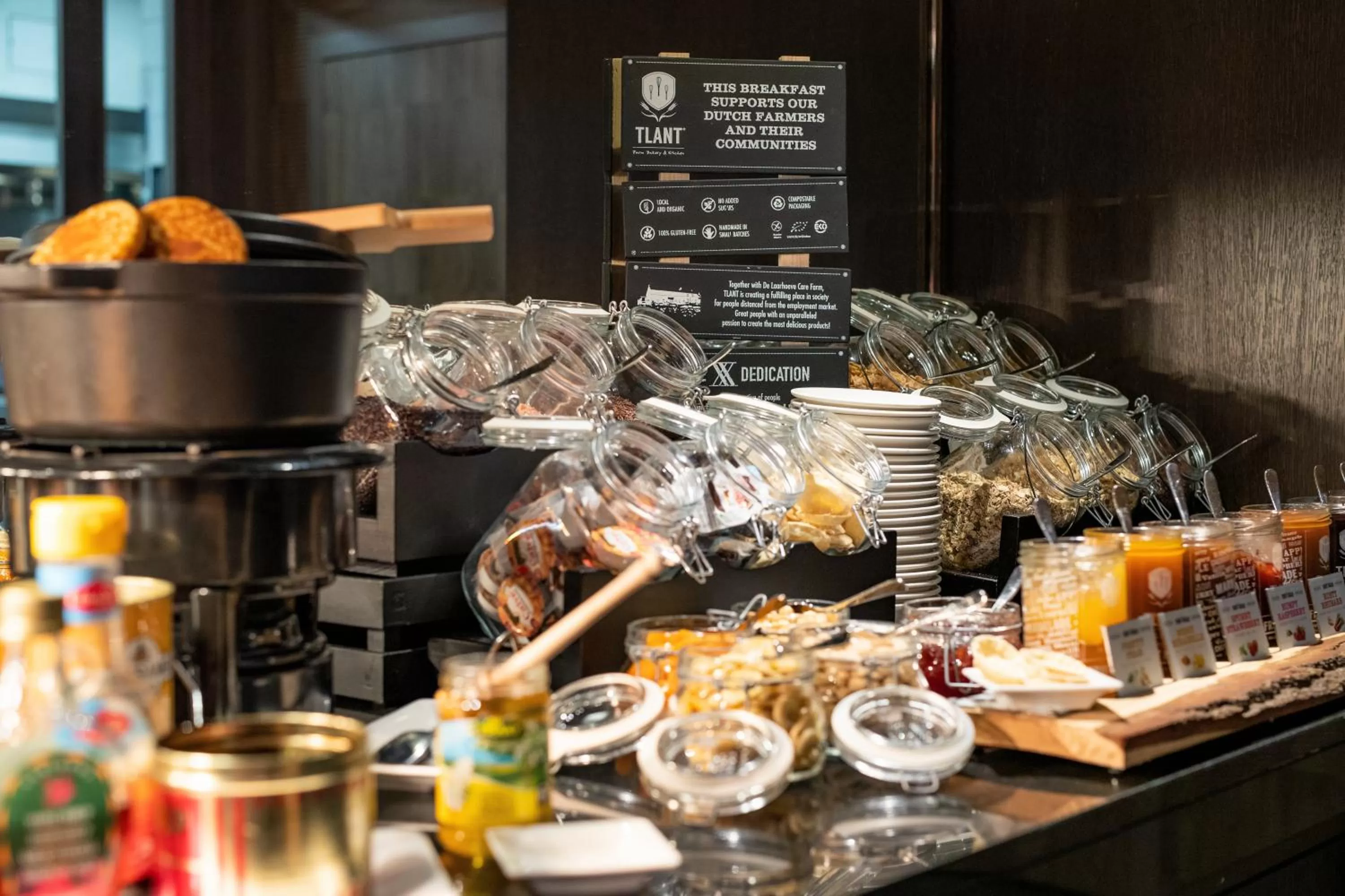 Buffet breakfast in Bilderberg Garden Hotel