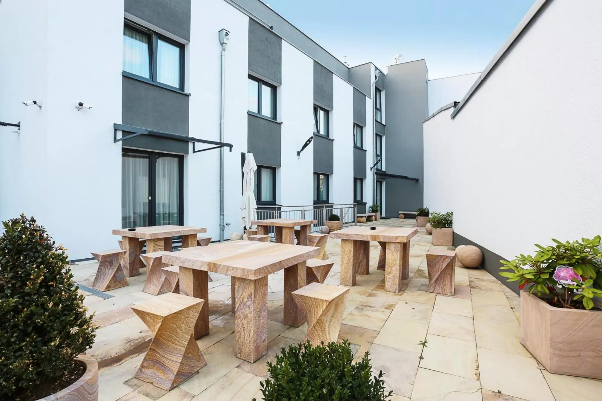 Property building in Naam Hotel & Apartments Frankfurt City-Messe Airport