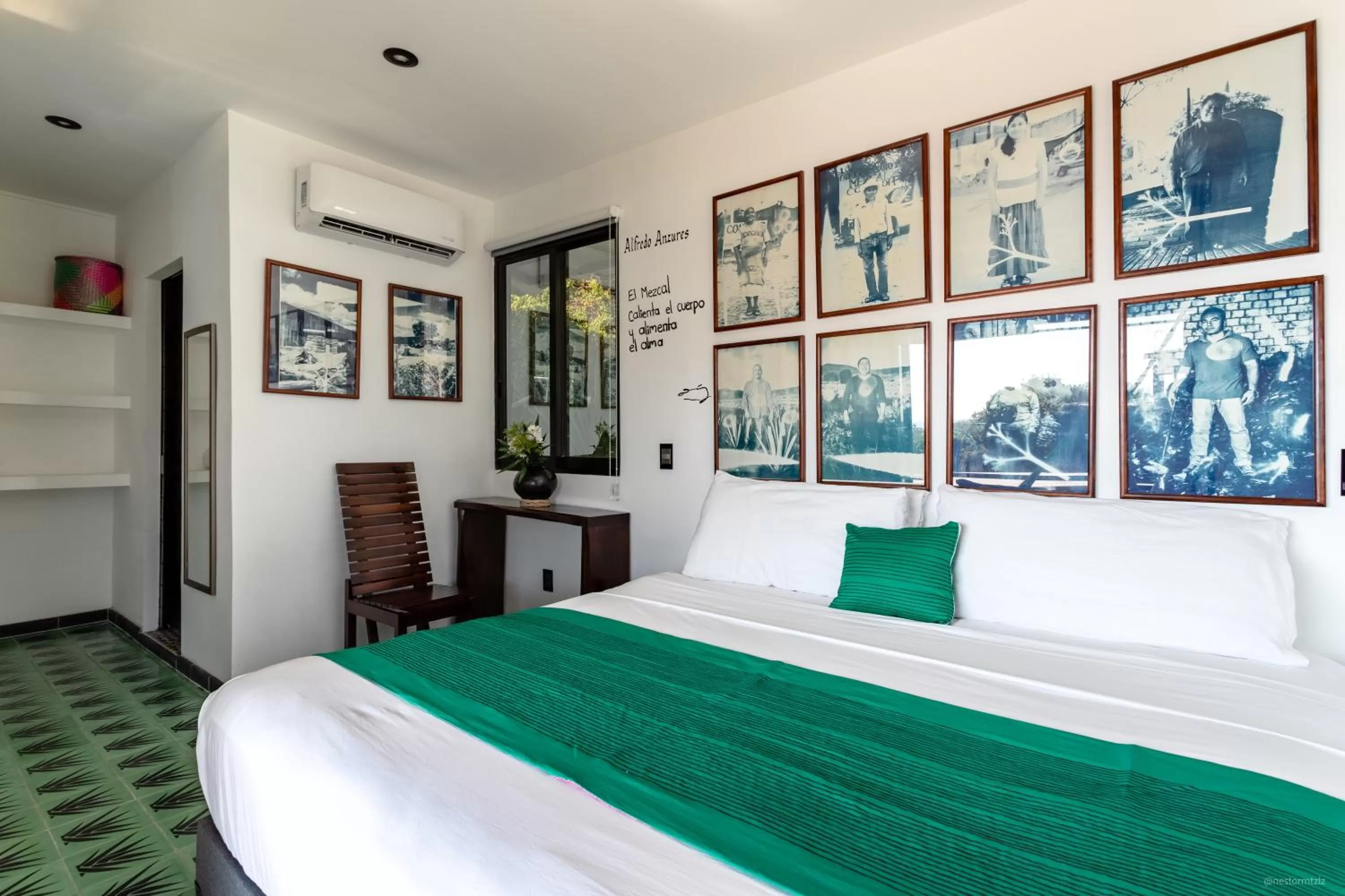 Bed in Cabane Container Boutique Hotel