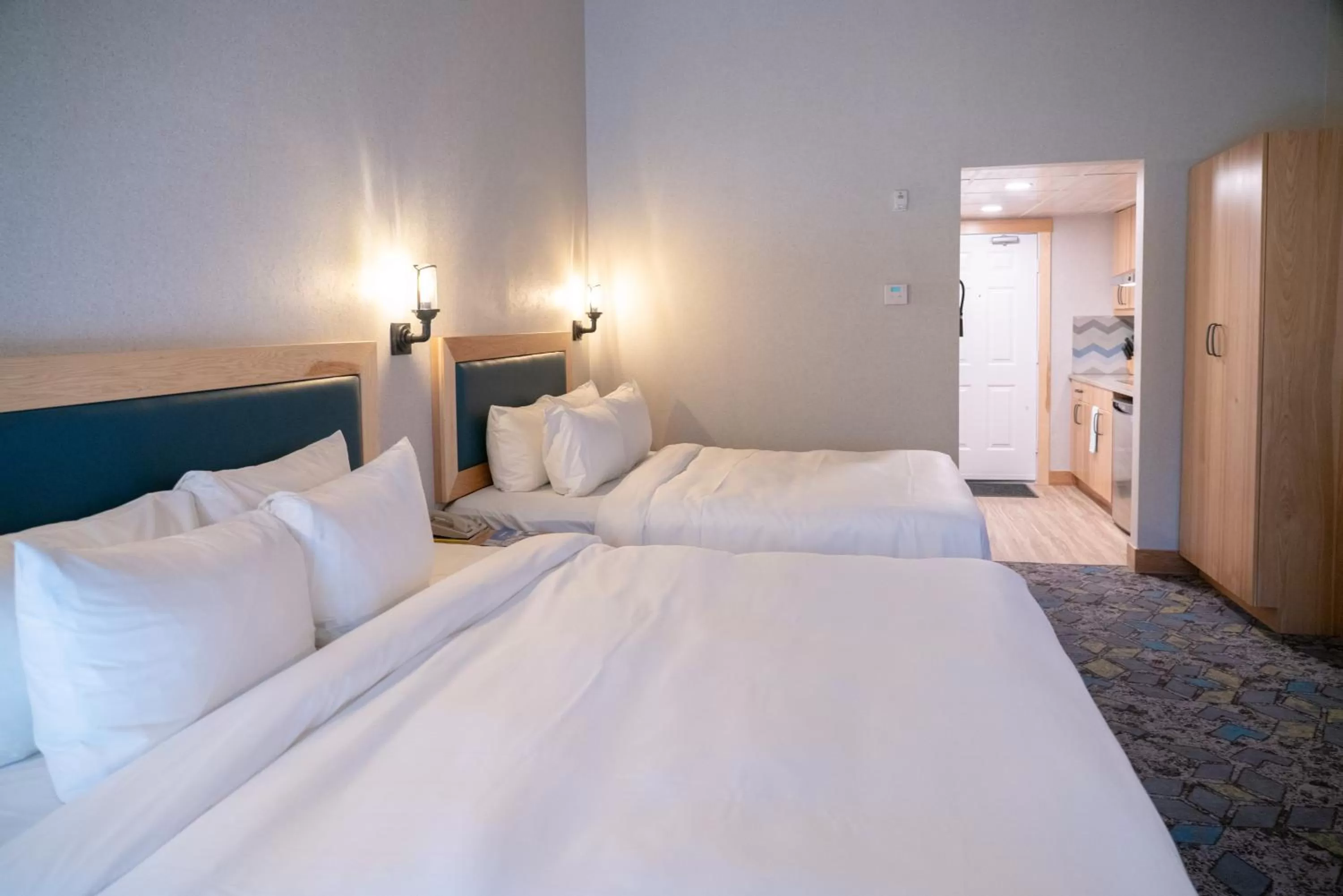 Bed in Tunnel Mountain Resort