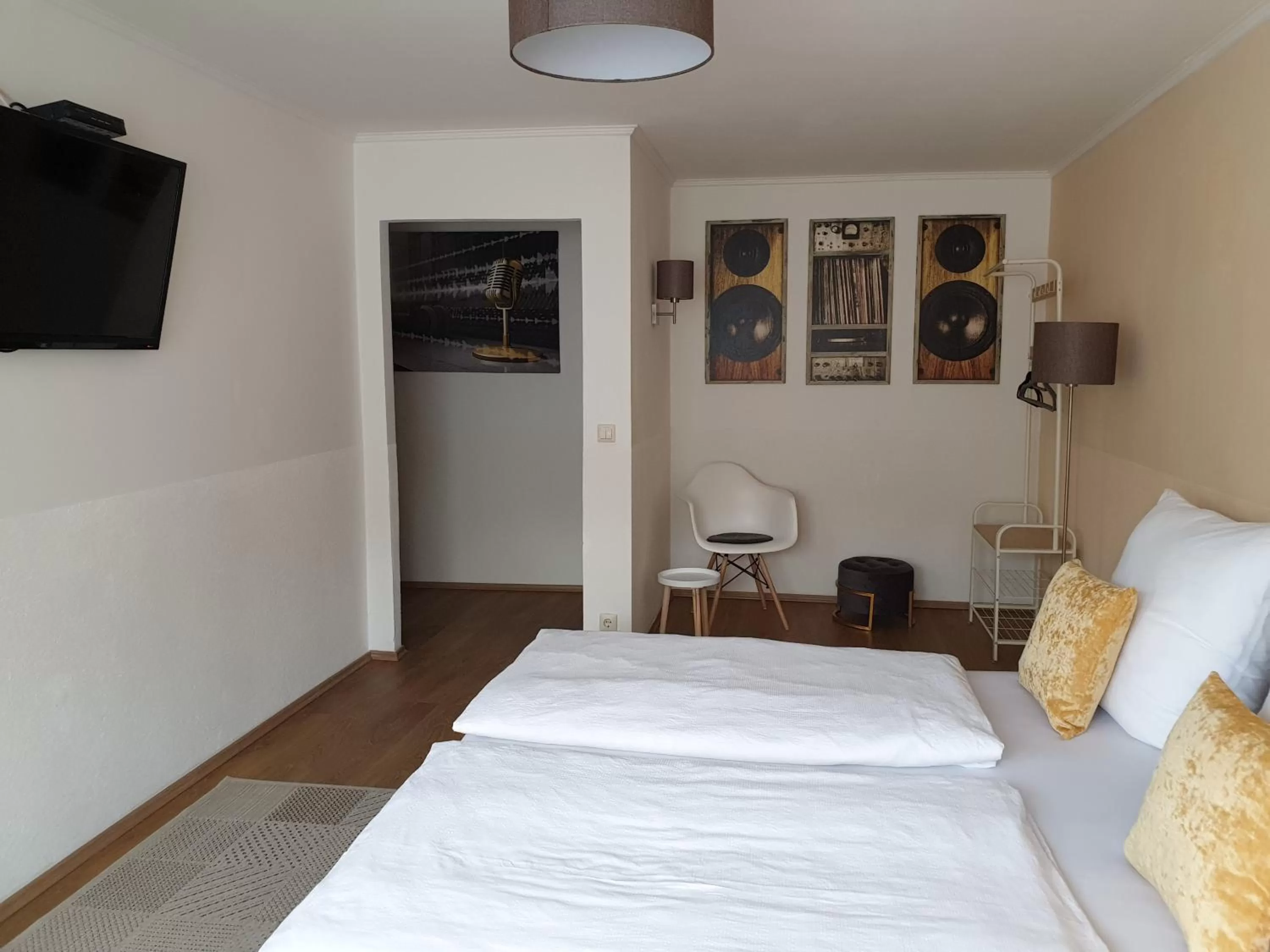 Bed in Hotel am Hafen