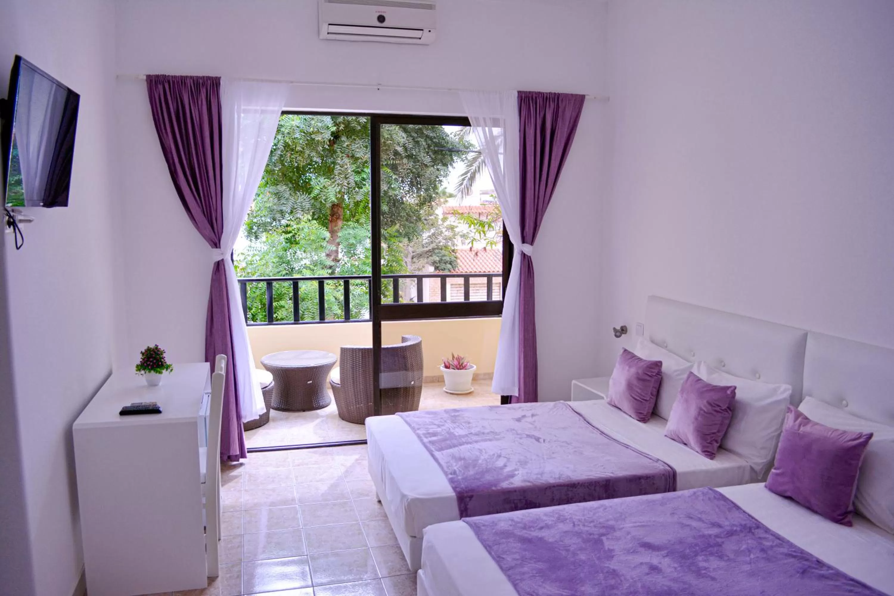 Bed in Aparthotel Santa Maria Beach