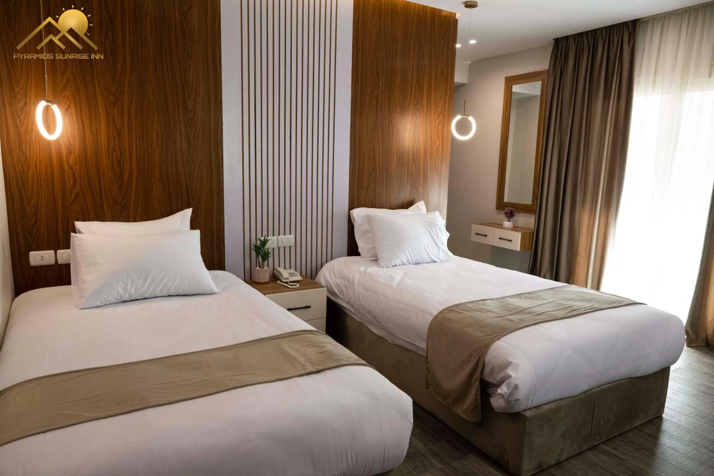 Bed in Pyramids sunrise inn