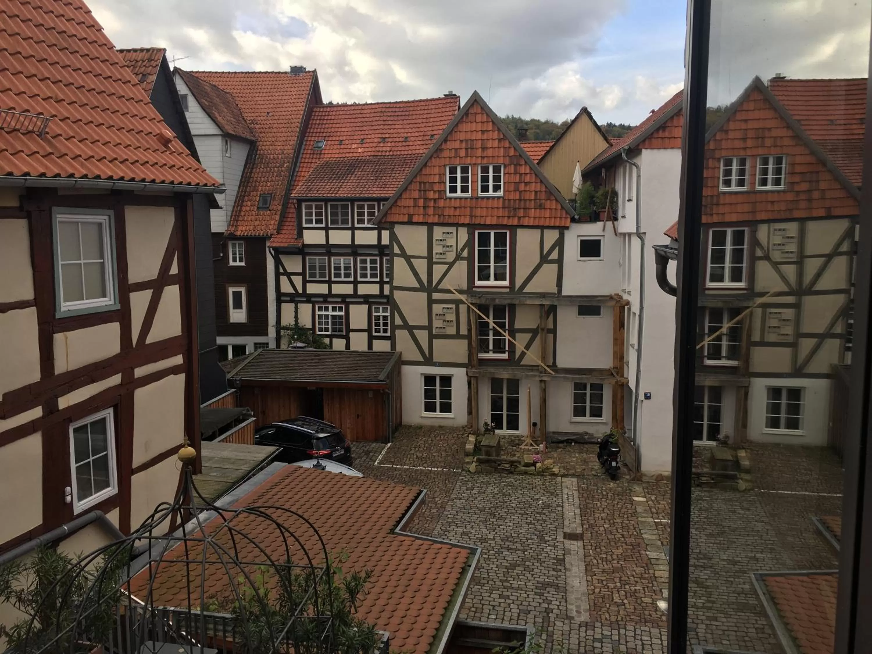 View (from property/room) in Fachwerk-Hotel Eisenbart