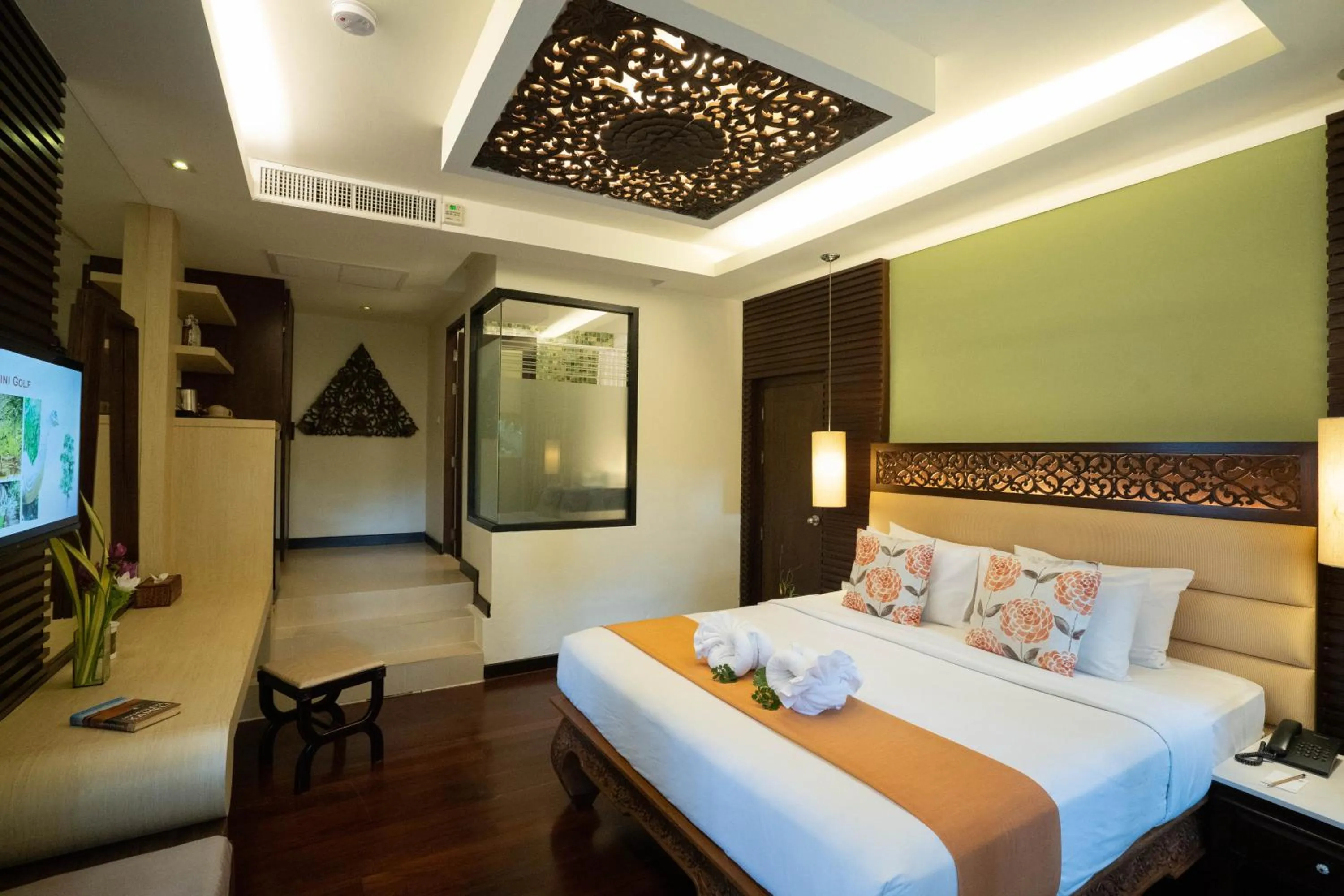 Bedroom, Bed in Peach Hill Resort - SHA Extra Plus
