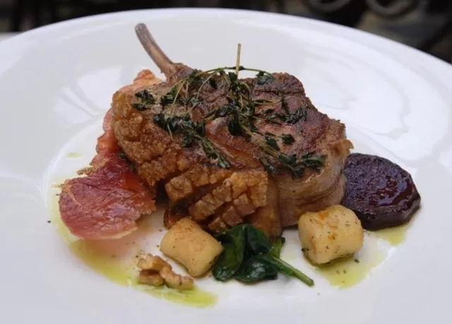 Food close-up in Craig's Royal Hotel