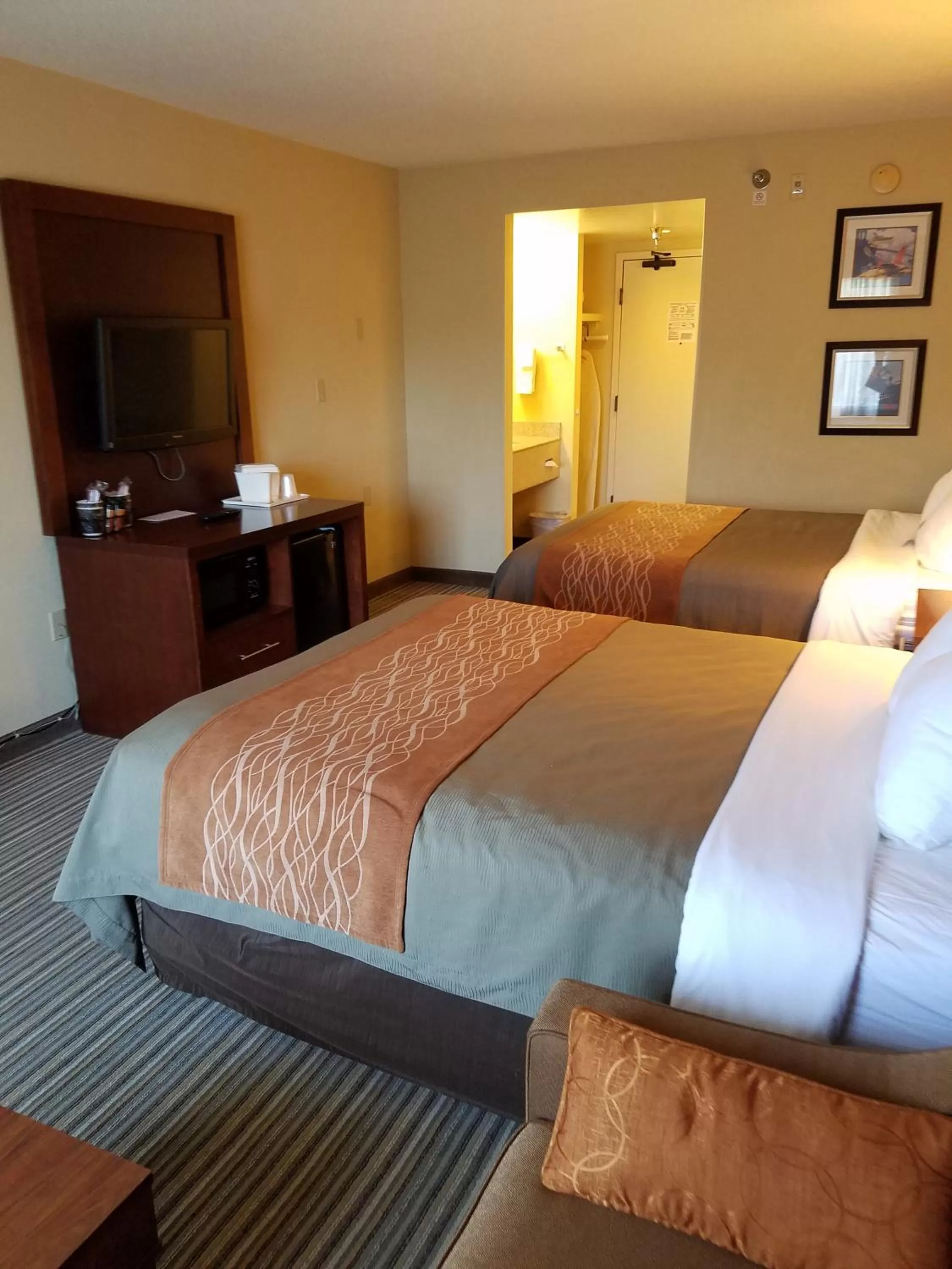 Bed in Comfort Inn Hummelstown near the Park - Hershey