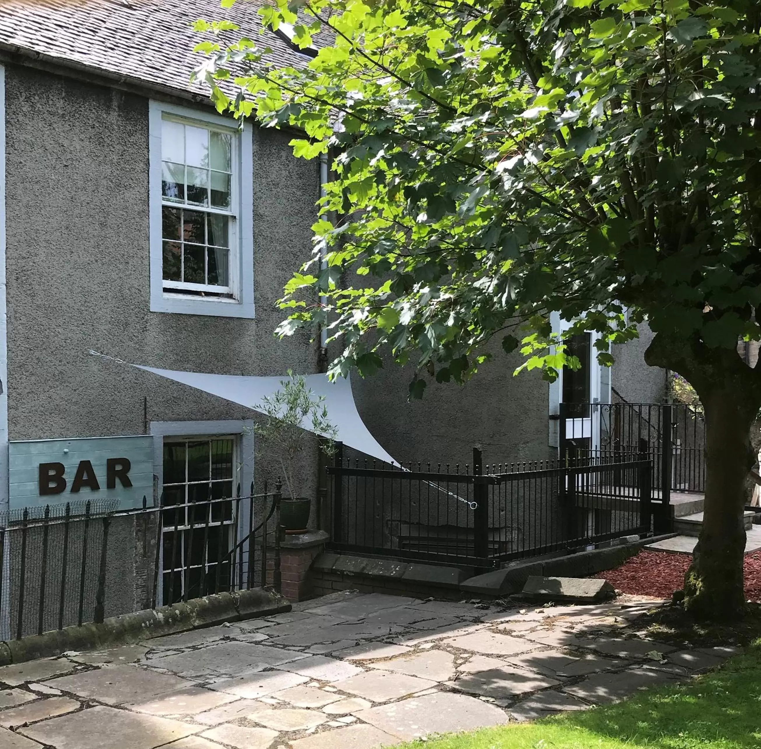Garden in Ashtree House Hotel, Glasgow Airport & Paisley