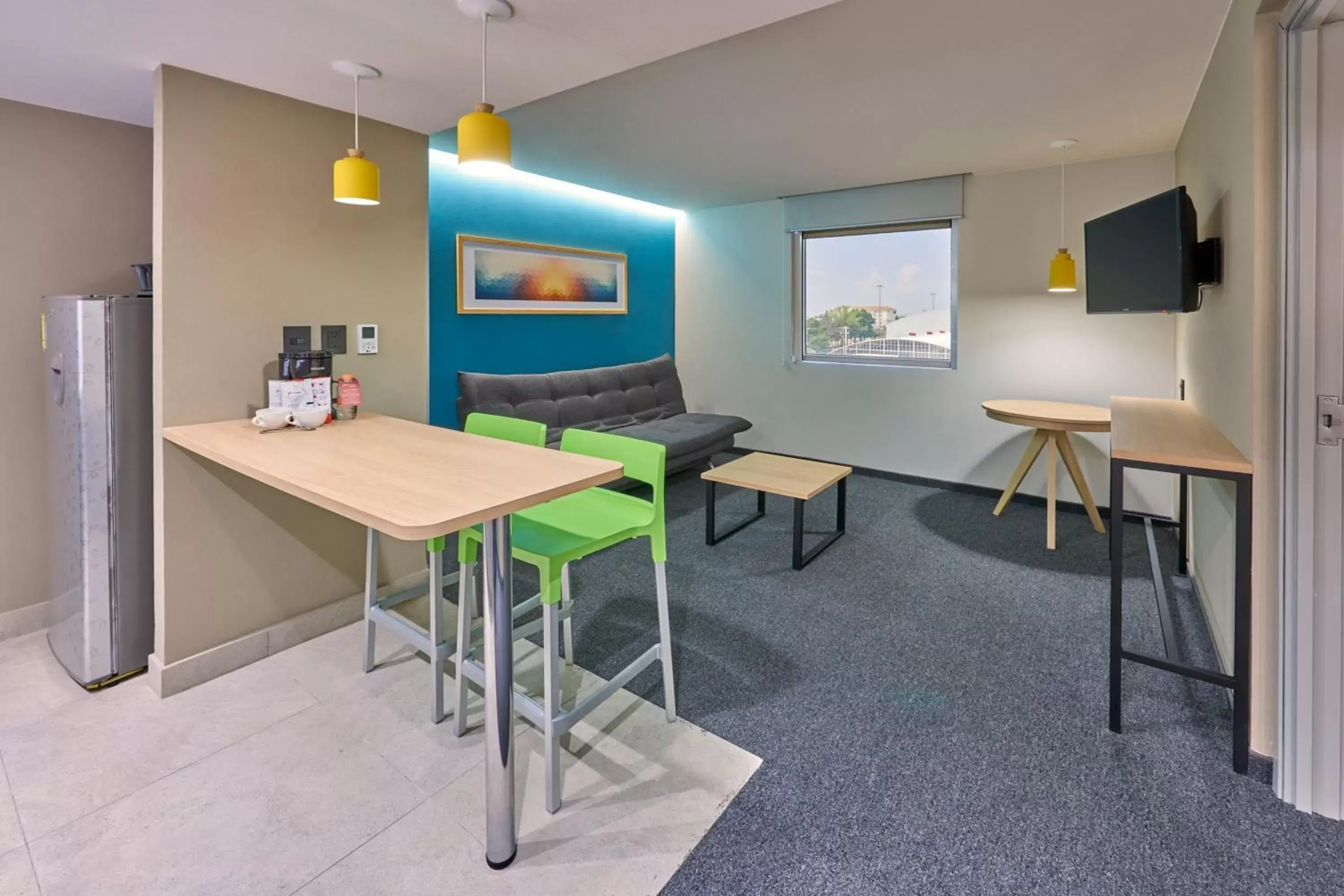 Two-Bedroom Suite with One King and Two Double Beds with Sofa Bed in City Express by Marriott Suites Toluca Two-Bedroom Suite with One King and Two Double Beds with Sofa Bed in City Express by Marriott Suites Toluca