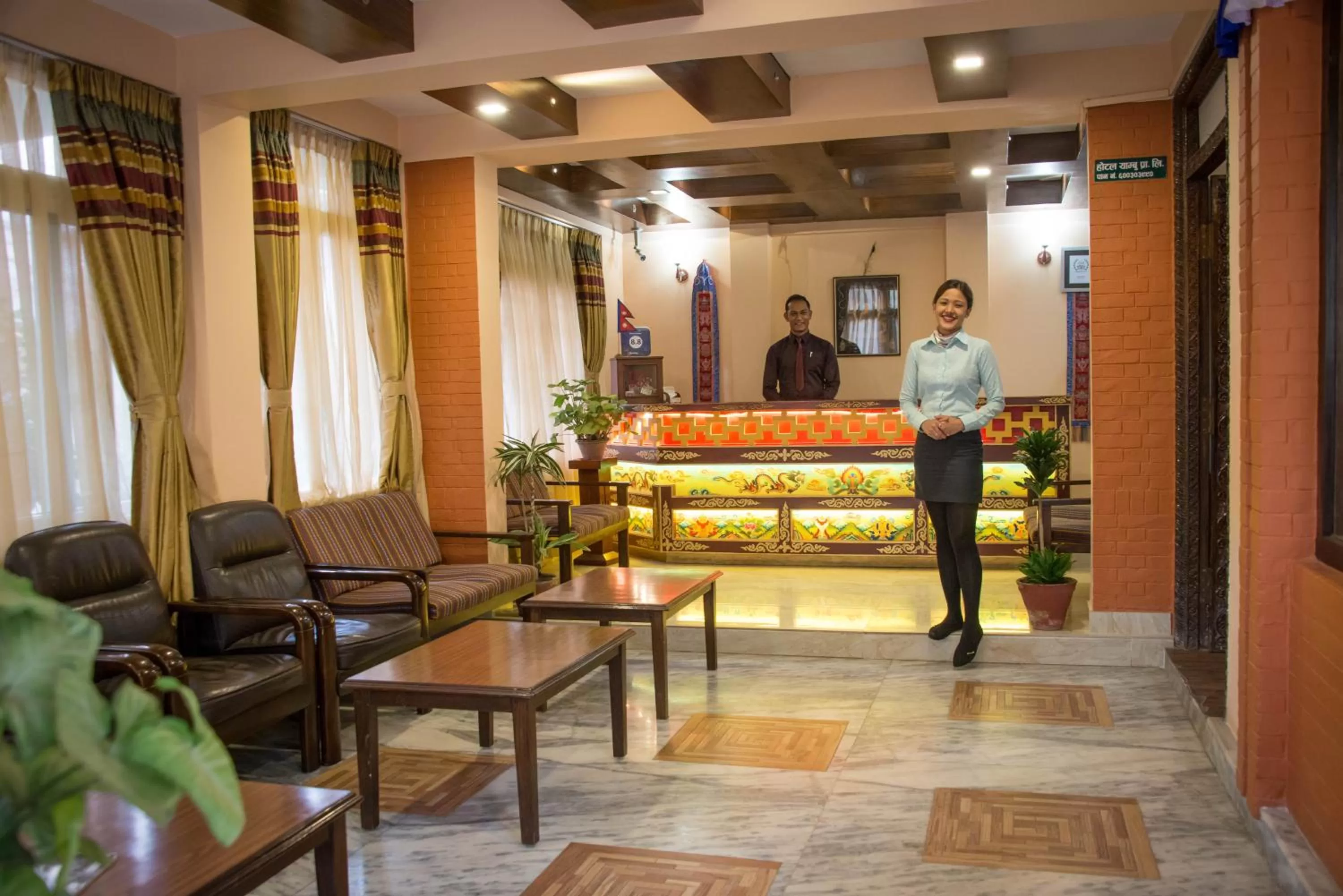 Lobby or reception in Hotel Yambu kathmandu