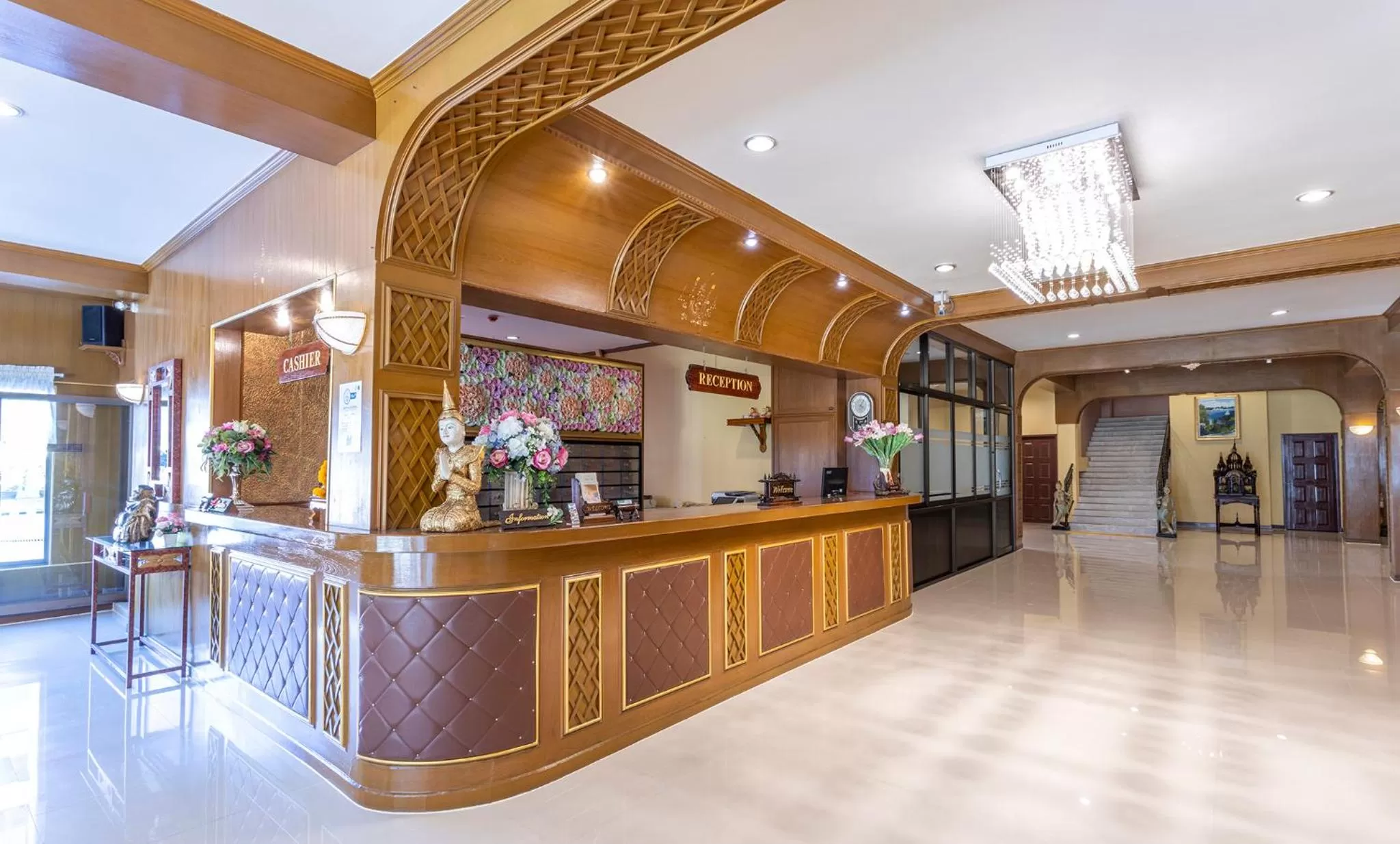 Lobby or reception in Sabai Inn