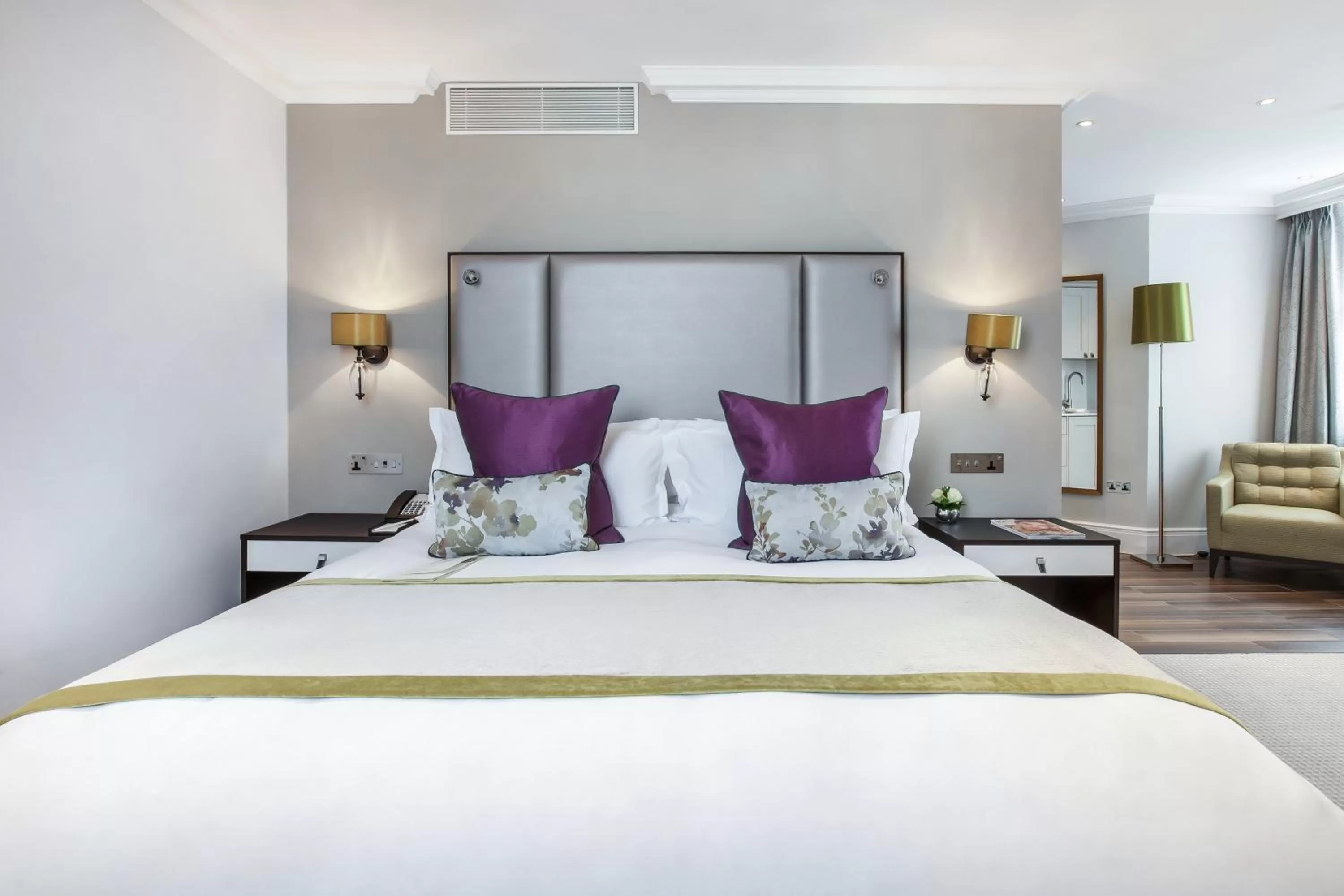 Bed in St. James' Court, A Taj Hotel, London