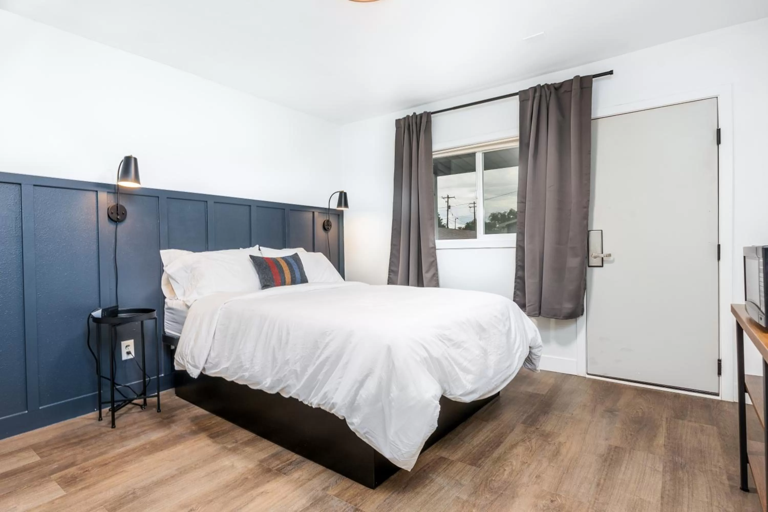 Bed in Minecart Motor Lodge