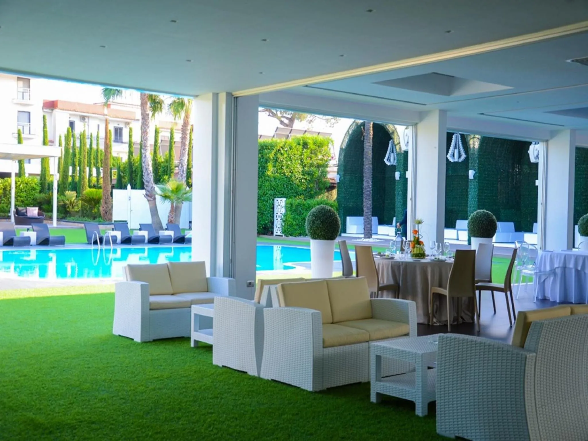 Patio in Hotel Giulia Ocean Club