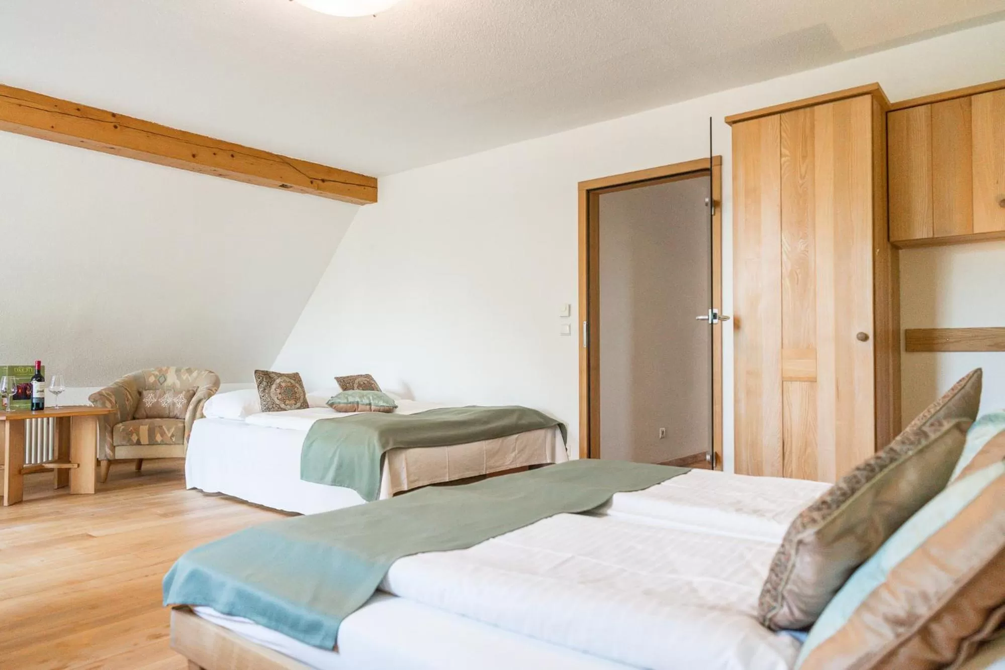 Bed in Ökotel Hamburg