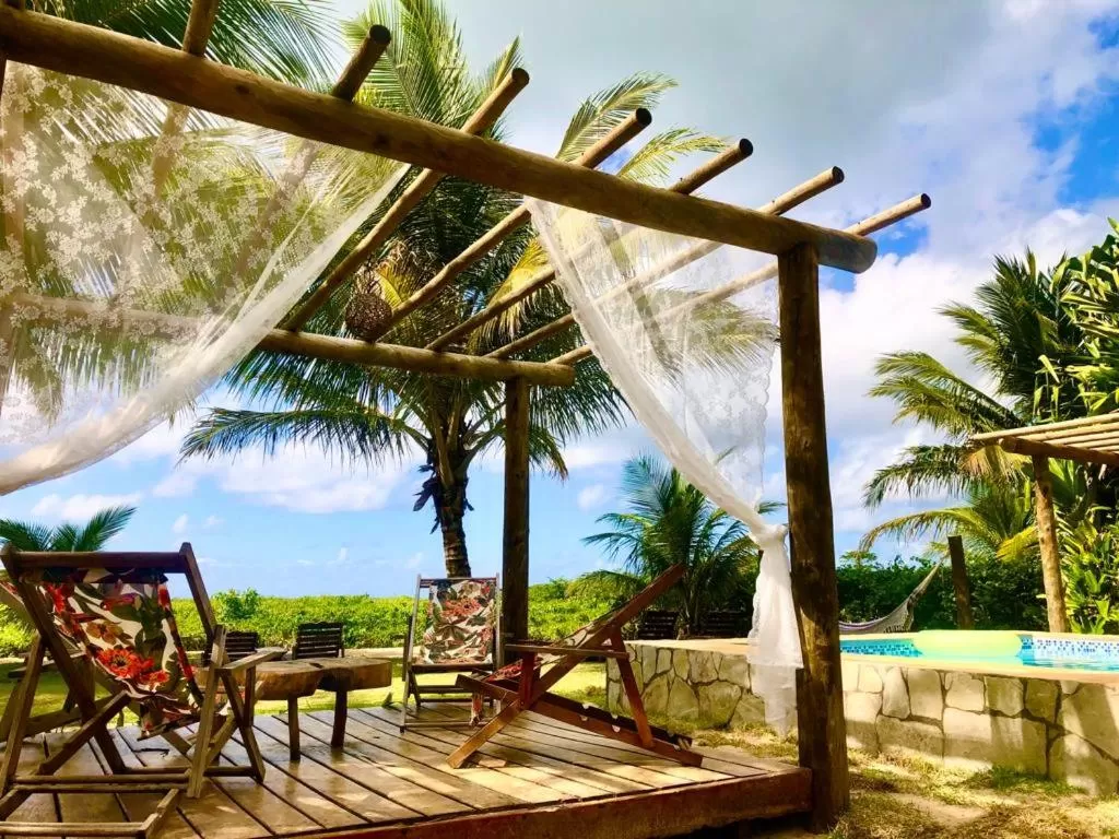 Patio in Pousada do Sonho