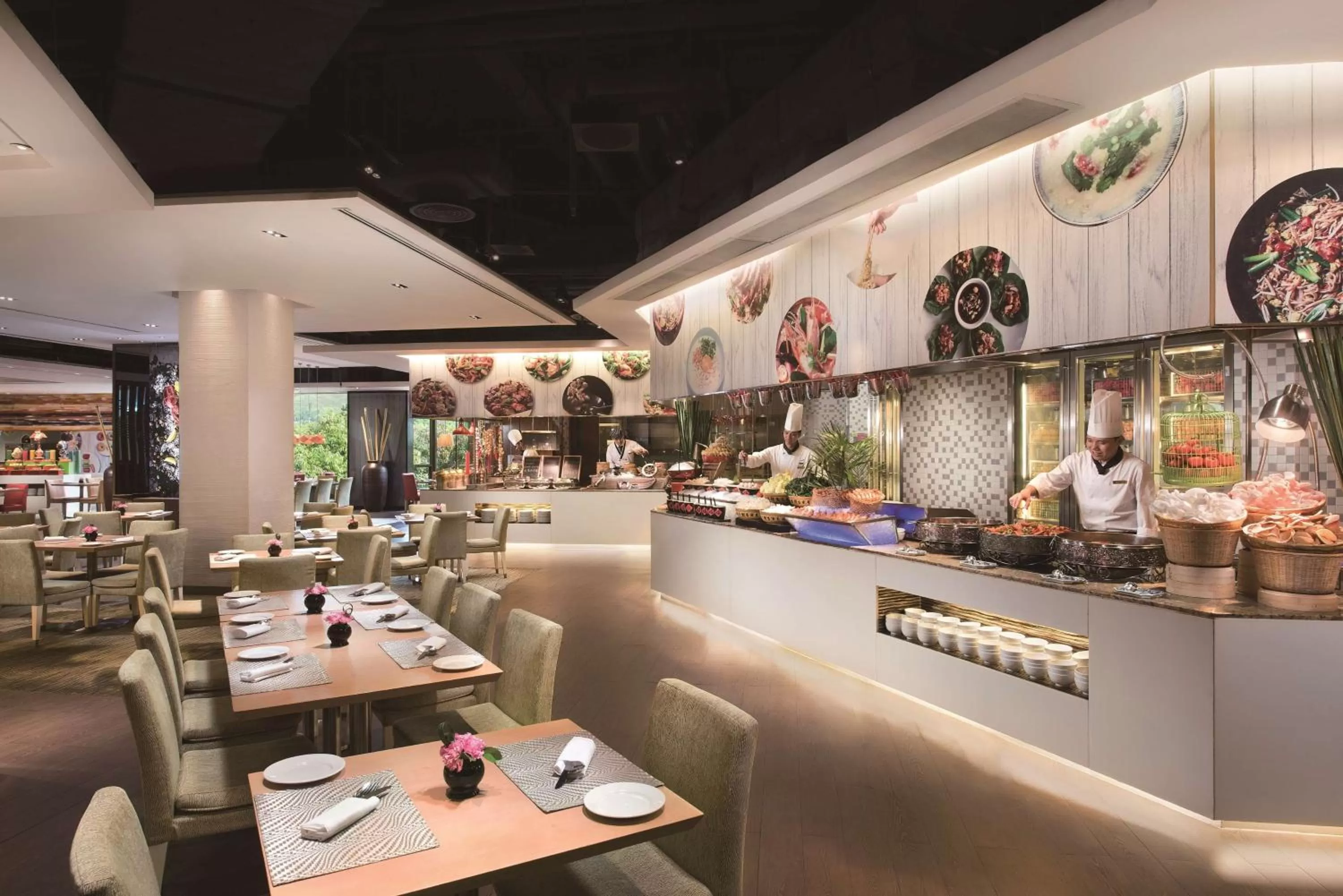 Restaurant/places to eat in Shangri-La Shenzhen - Nearby Luohu Border, Outdoor Swimming Pool